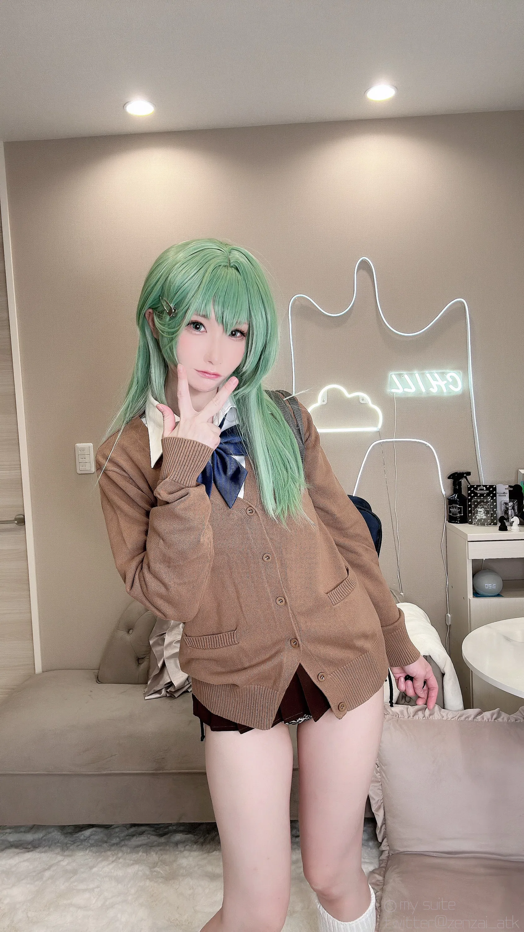 [Cosplay][my suite] Atsuki あつき - Gal Suzuya Selfie ギャル鈴谷自撮り