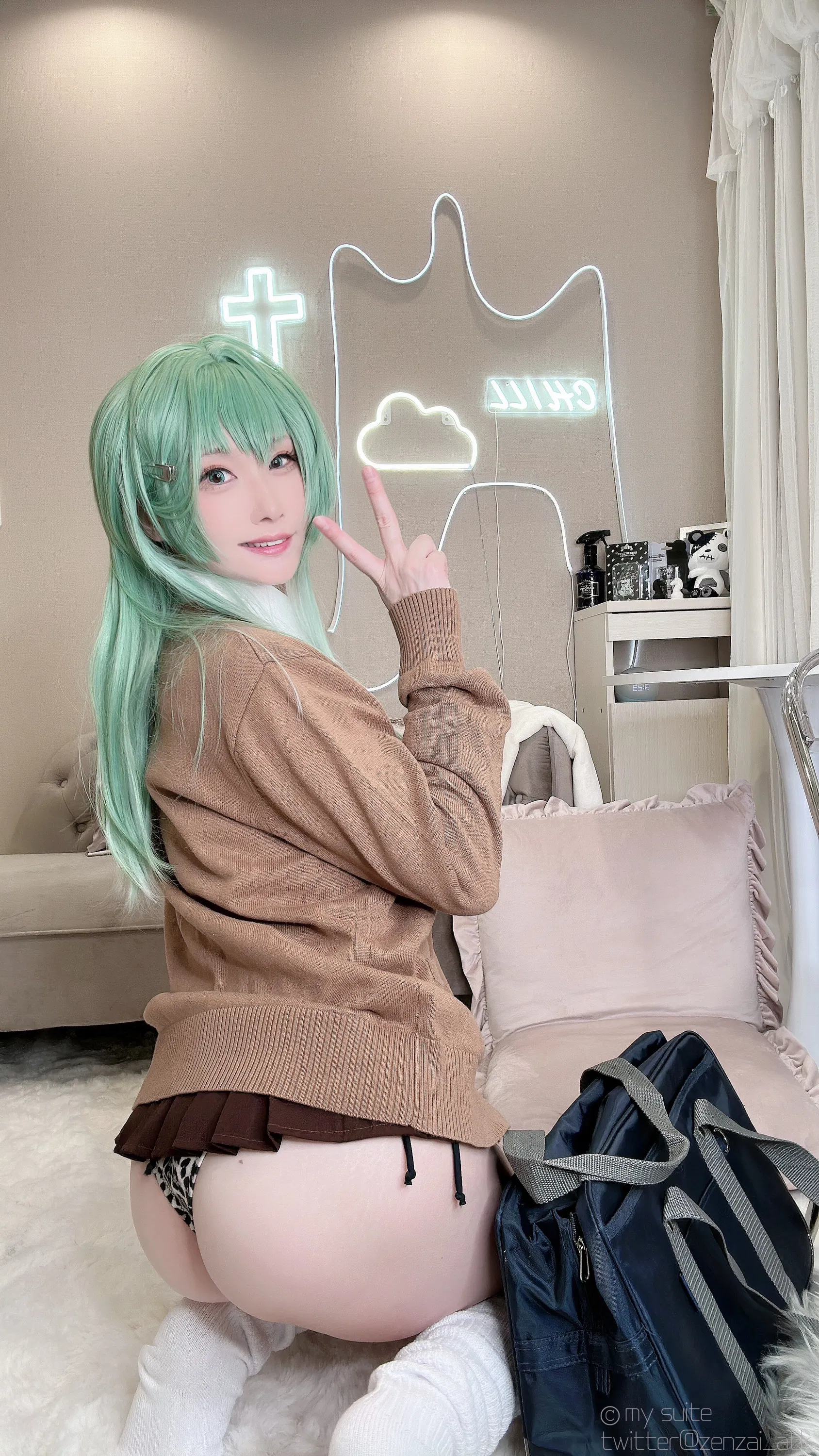 [Cosplay][my suite] Atsuki あつき - Gal Suzuya Selfie ギャル鈴谷自撮り