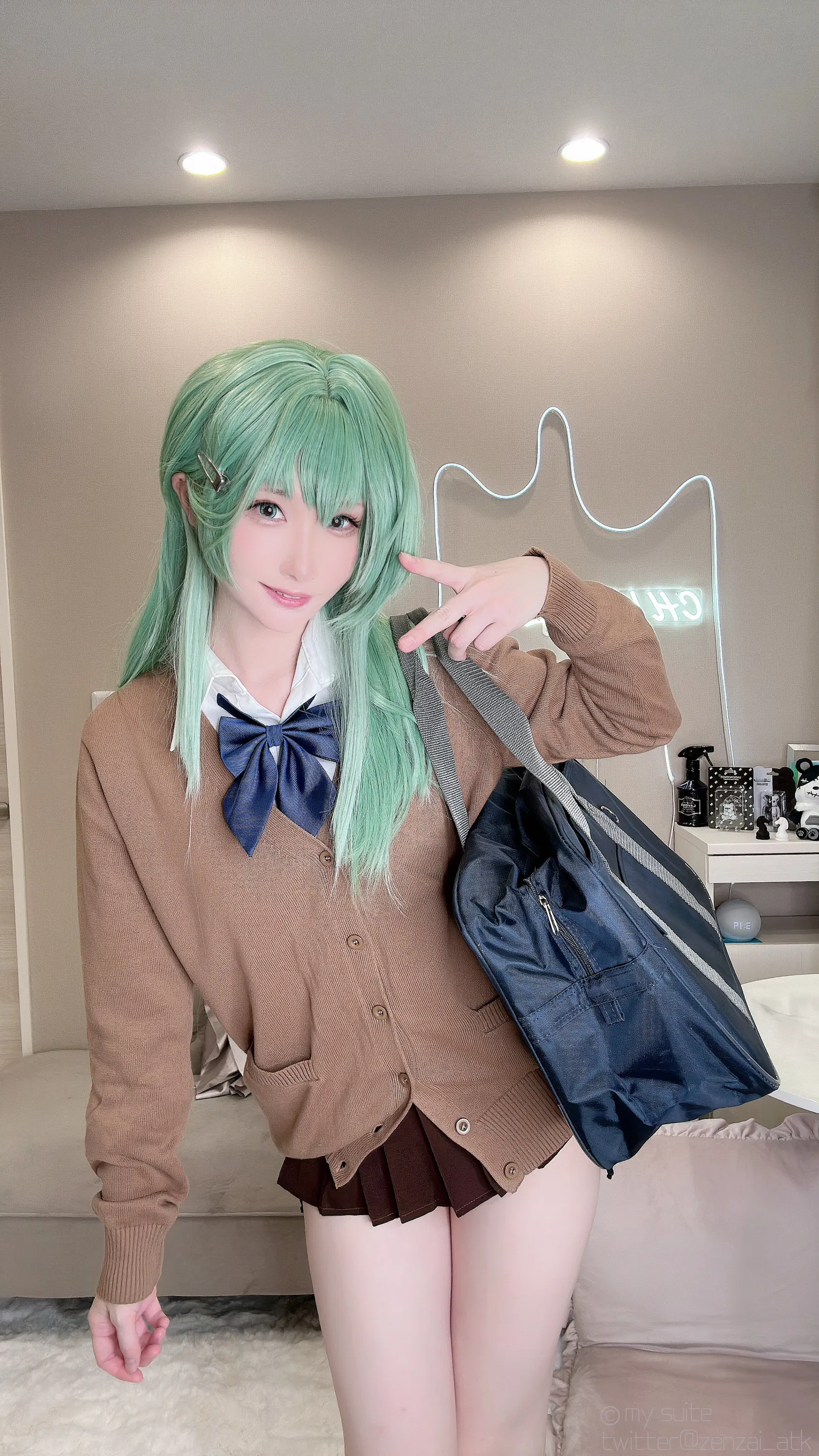 [Cosplay][my suite] Atsuki あつき - Gal Suzuya Selfie ギャル鈴谷自撮り