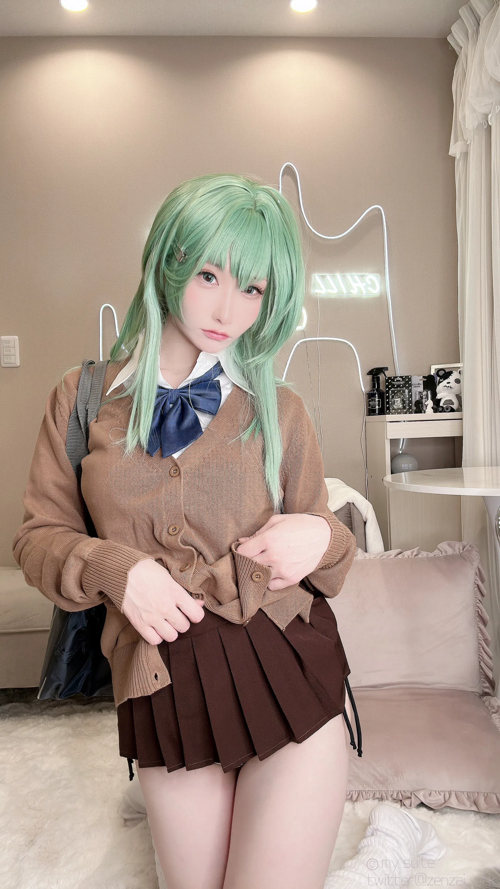 [Cosplay][my suite] Atsuki あつき - Gal Suzuya Selfie ギャル鈴谷自撮り