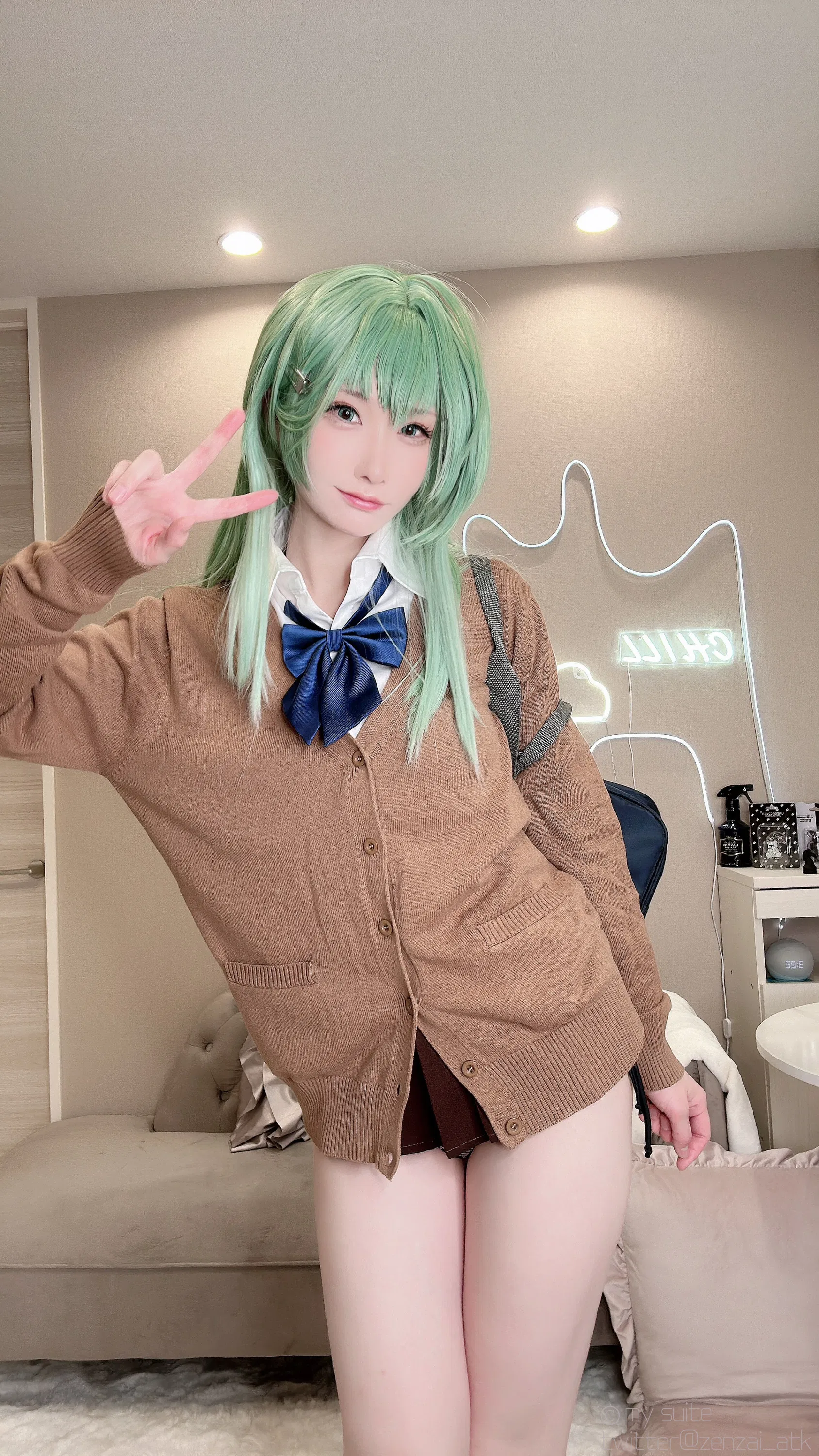 [Cosplay][my suite] Atsuki あつき - Gal Suzuya Selfie ギャル鈴谷自撮り