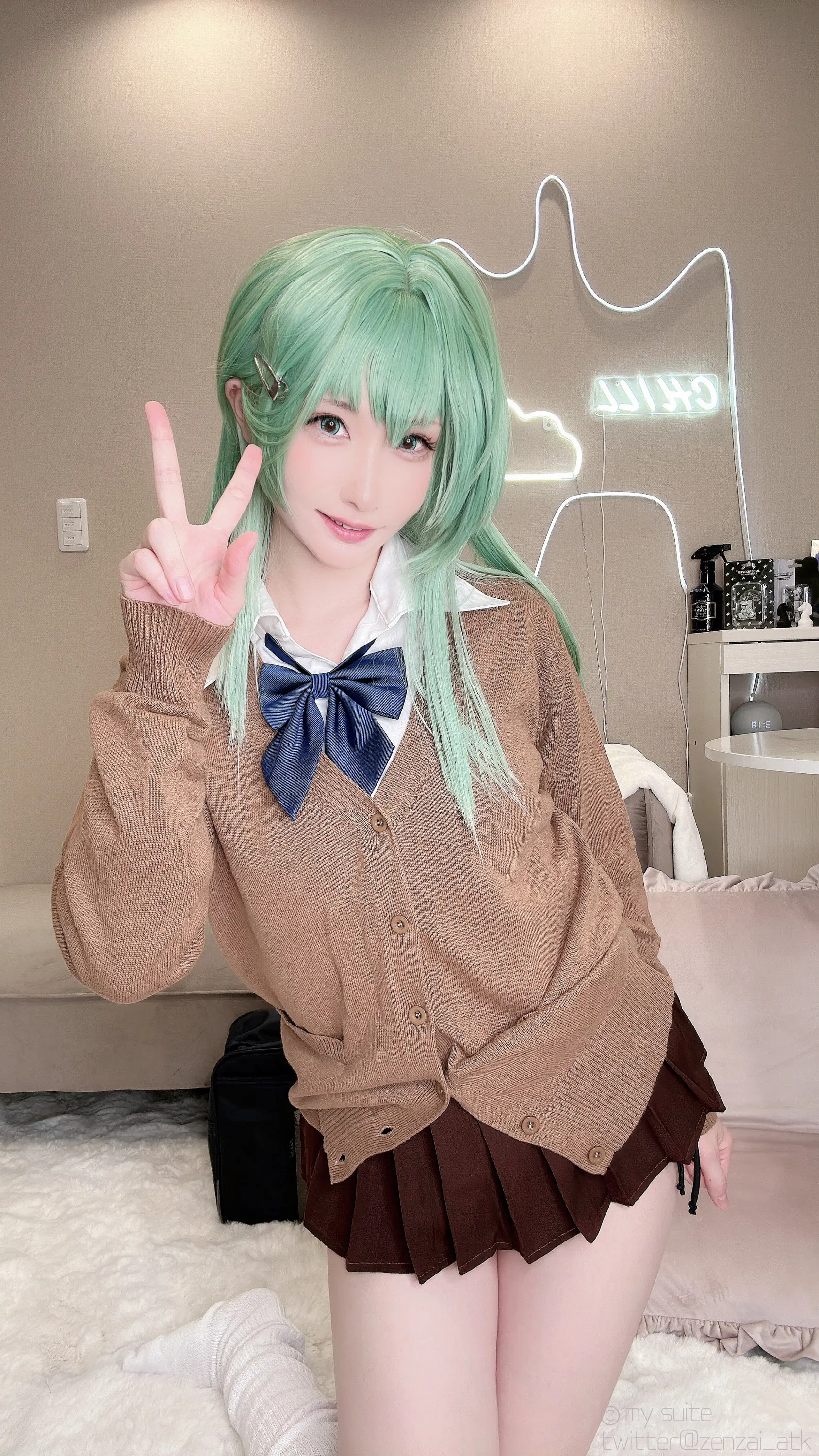 [Cosplay][my suite] Atsuki あつき - Gal Suzuya Selfie ギャル鈴谷自撮り