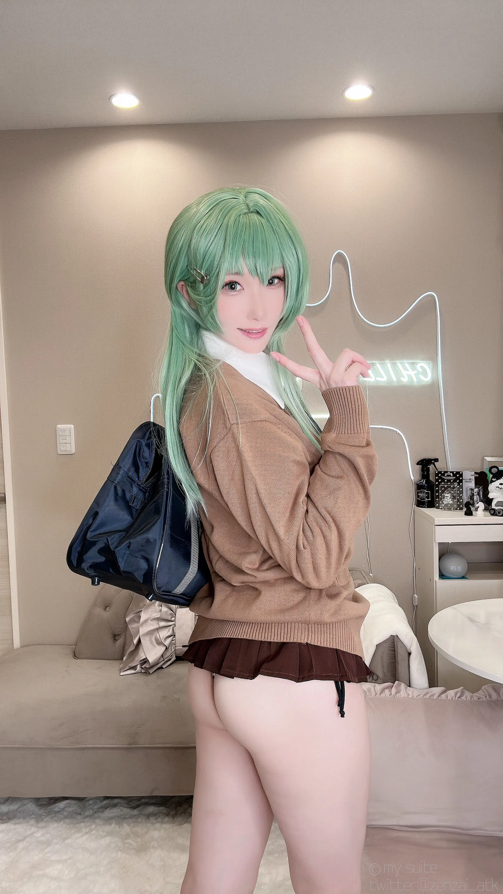 [Cosplay][my suite] Atsuki あつき - Gal Suzuya Selfie ギャル鈴谷自撮り