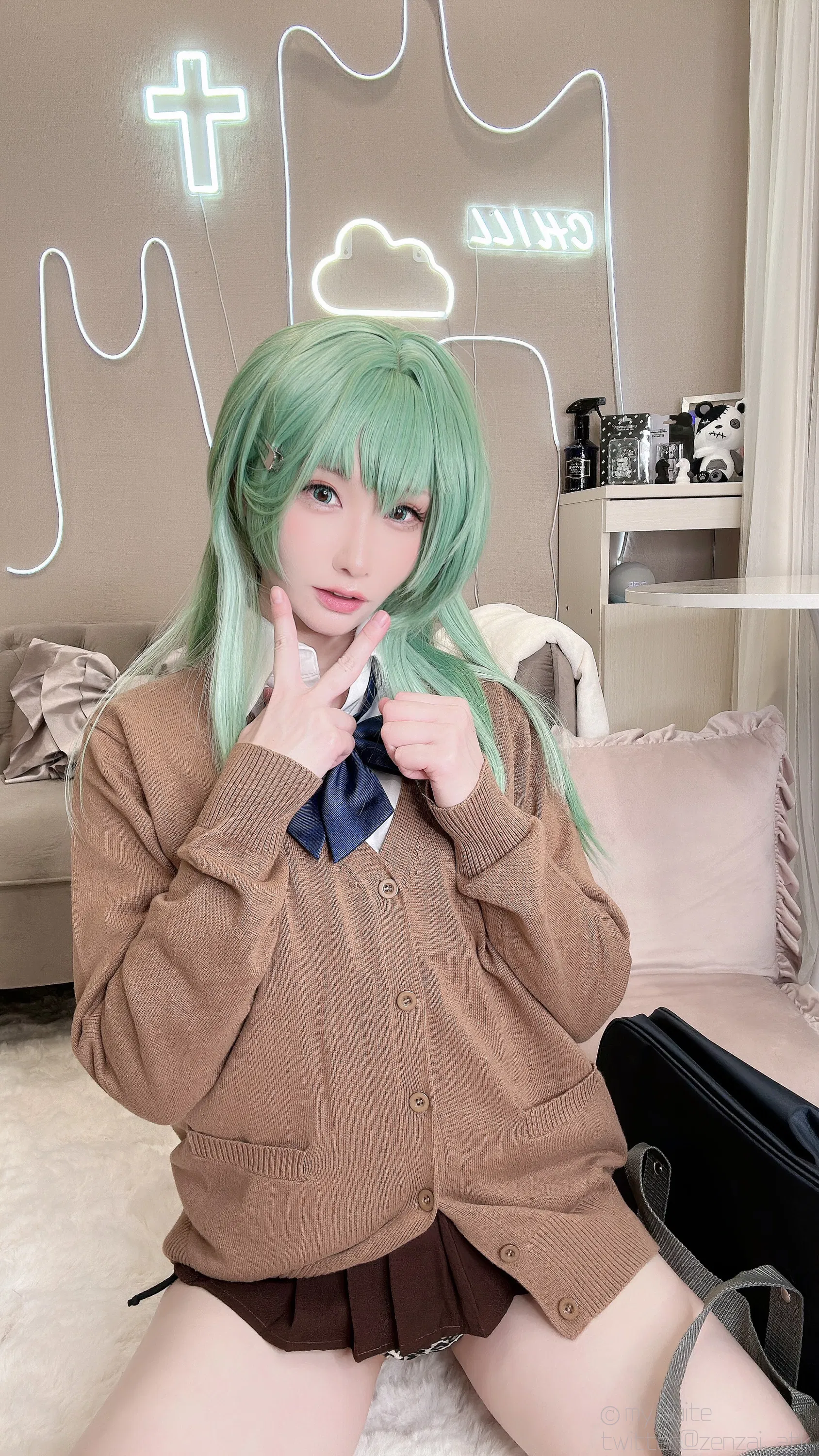[Cosplay][my suite] Atsuki あつき - Gal Suzuya Selfie ギャル鈴谷自撮り