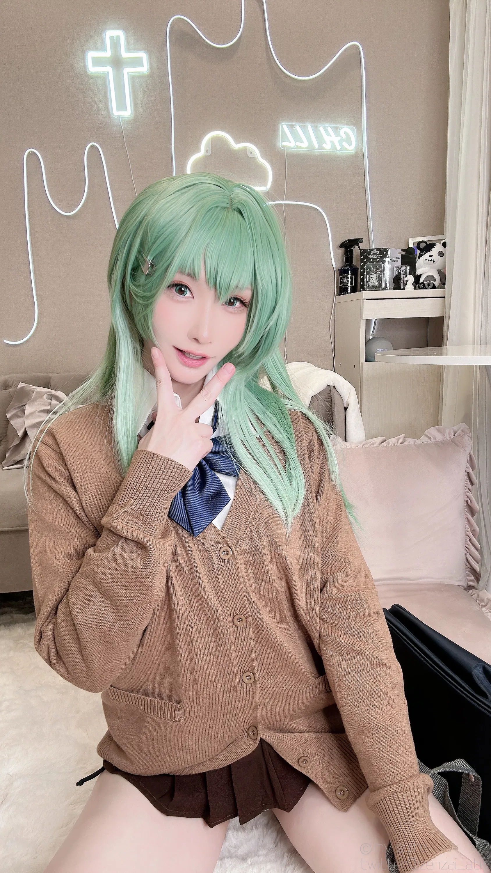 [Cosplay][my suite] Atsuki あつき - Gal Suzuya Selfie ギャル鈴谷自撮り