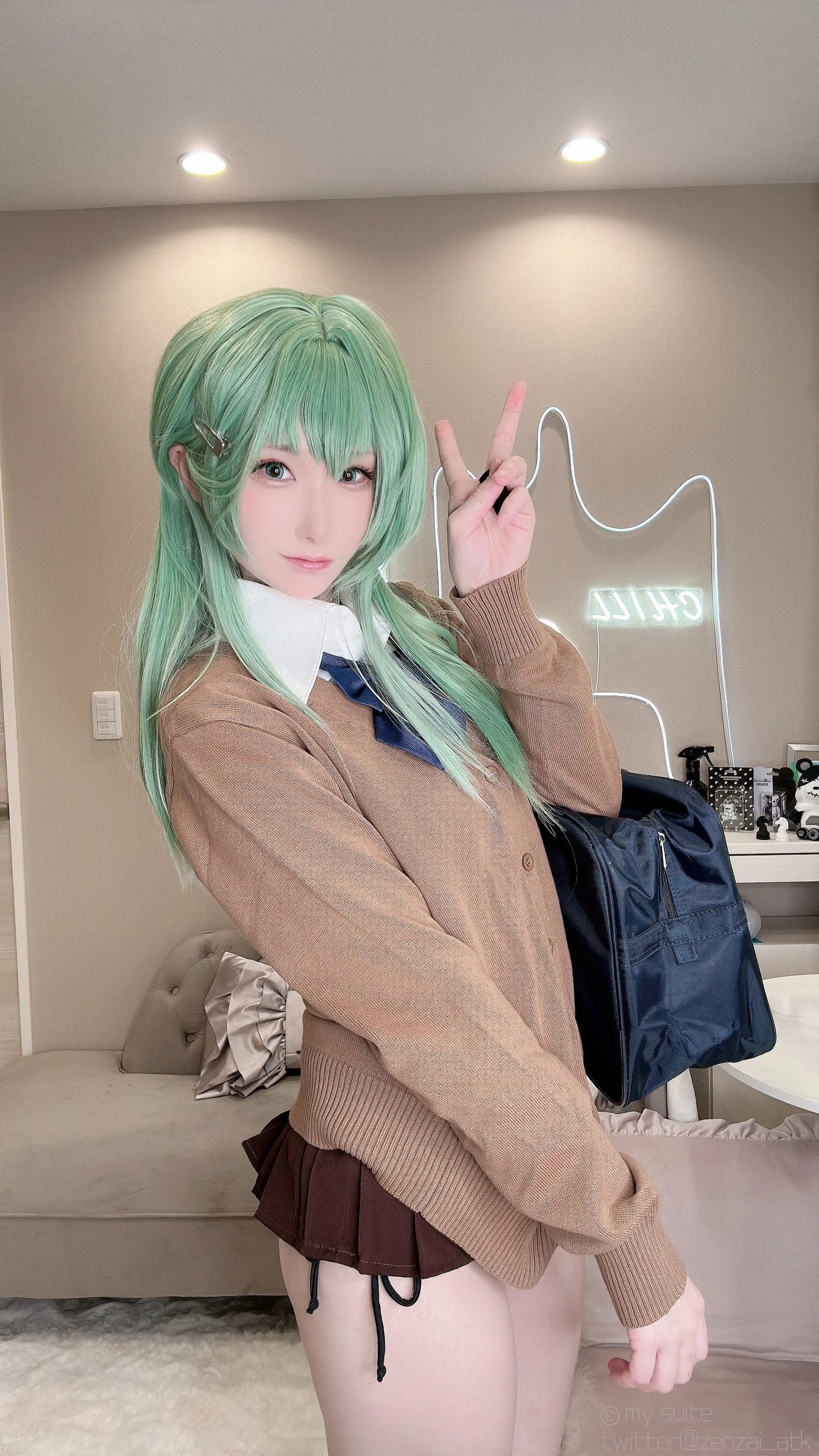 [Cosplay][my suite] Atsuki あつき - Gal Suzuya Selfie ギャル鈴谷自撮り