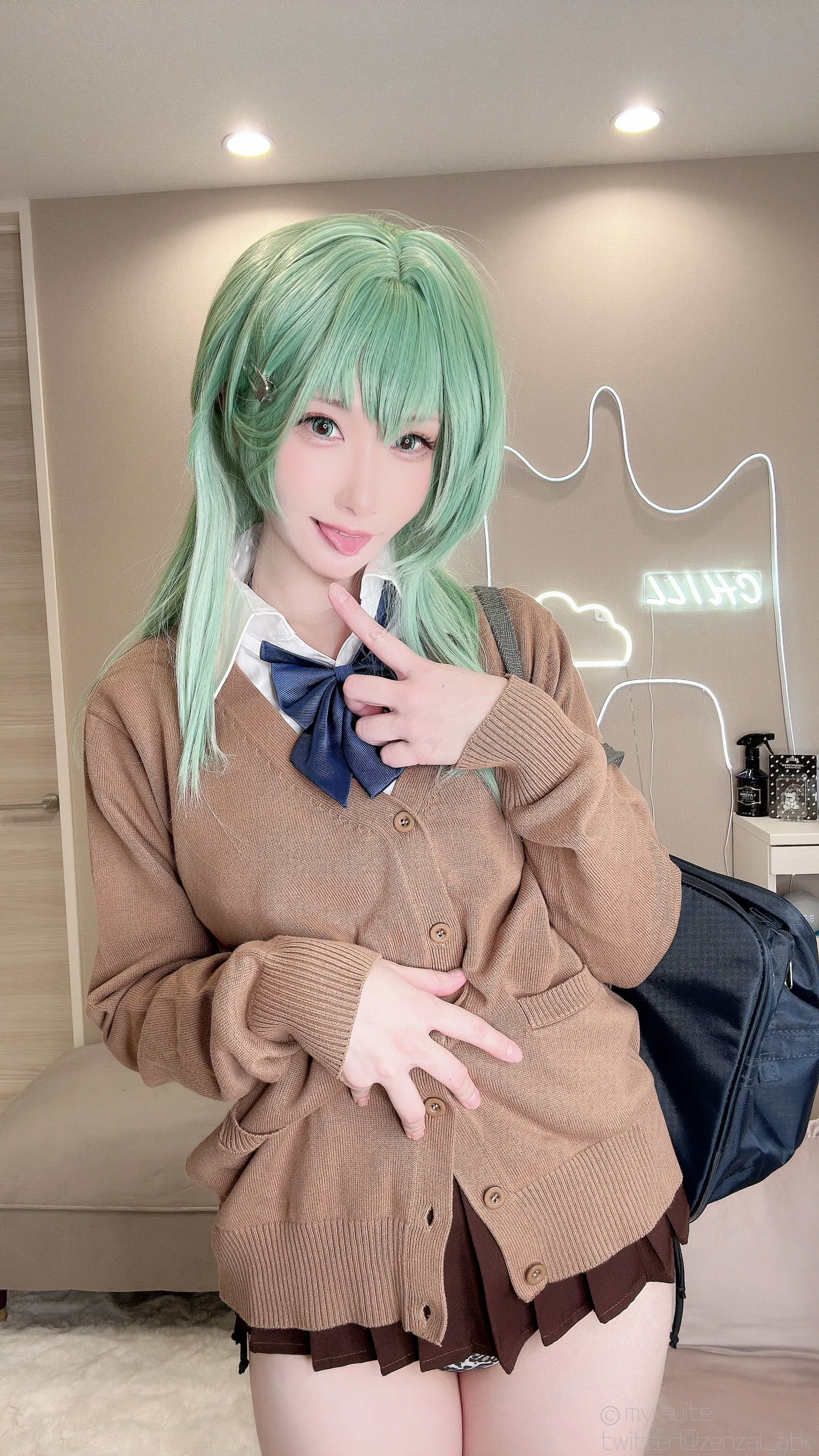 [Cosplay][my suite] Atsuki あつき - Gal Suzuya Selfie ギャル鈴谷自撮り