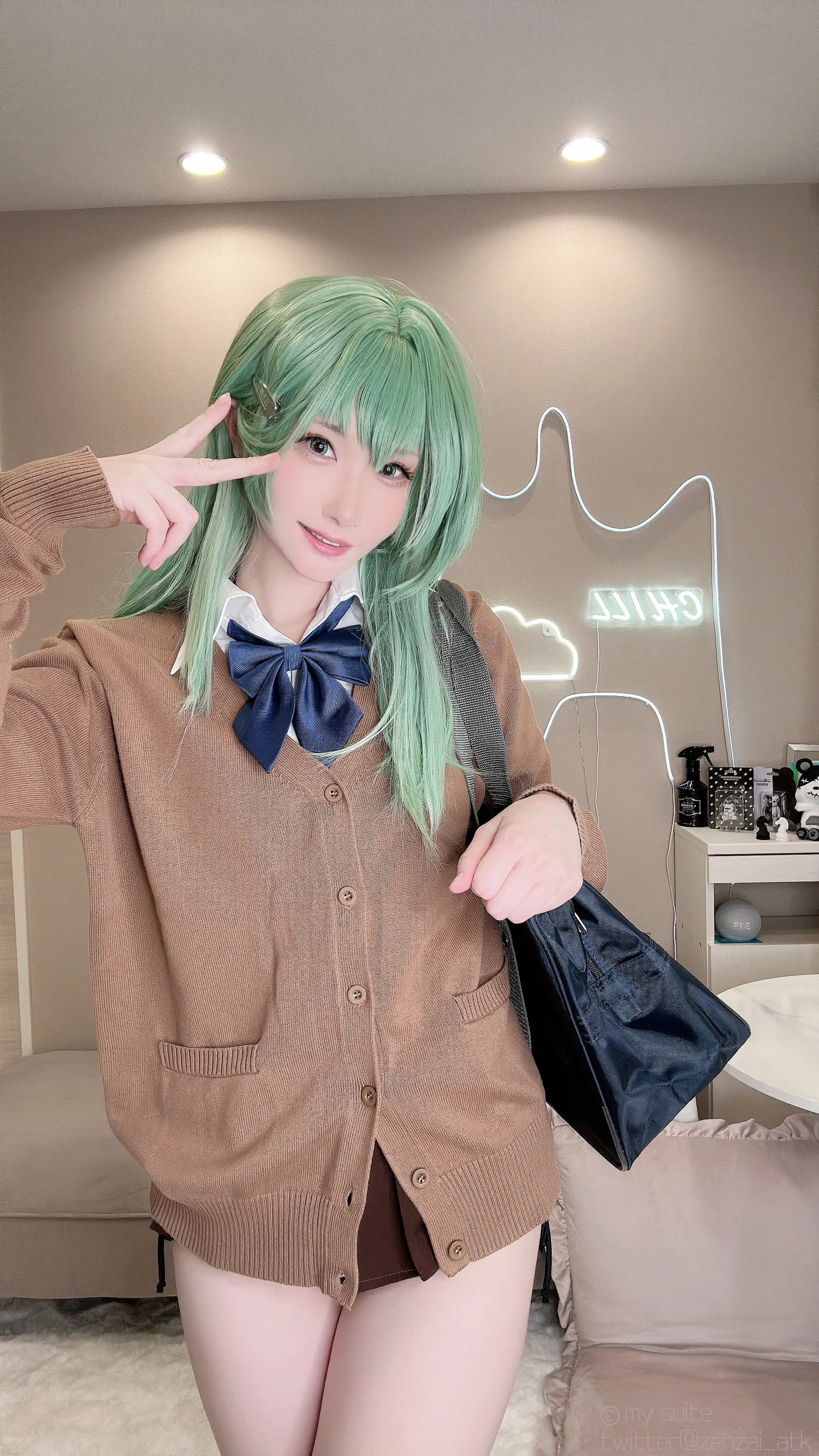 [Cosplay][my suite] Atsuki あつき - Gal Suzuya Selfie ギャル鈴谷自撮り