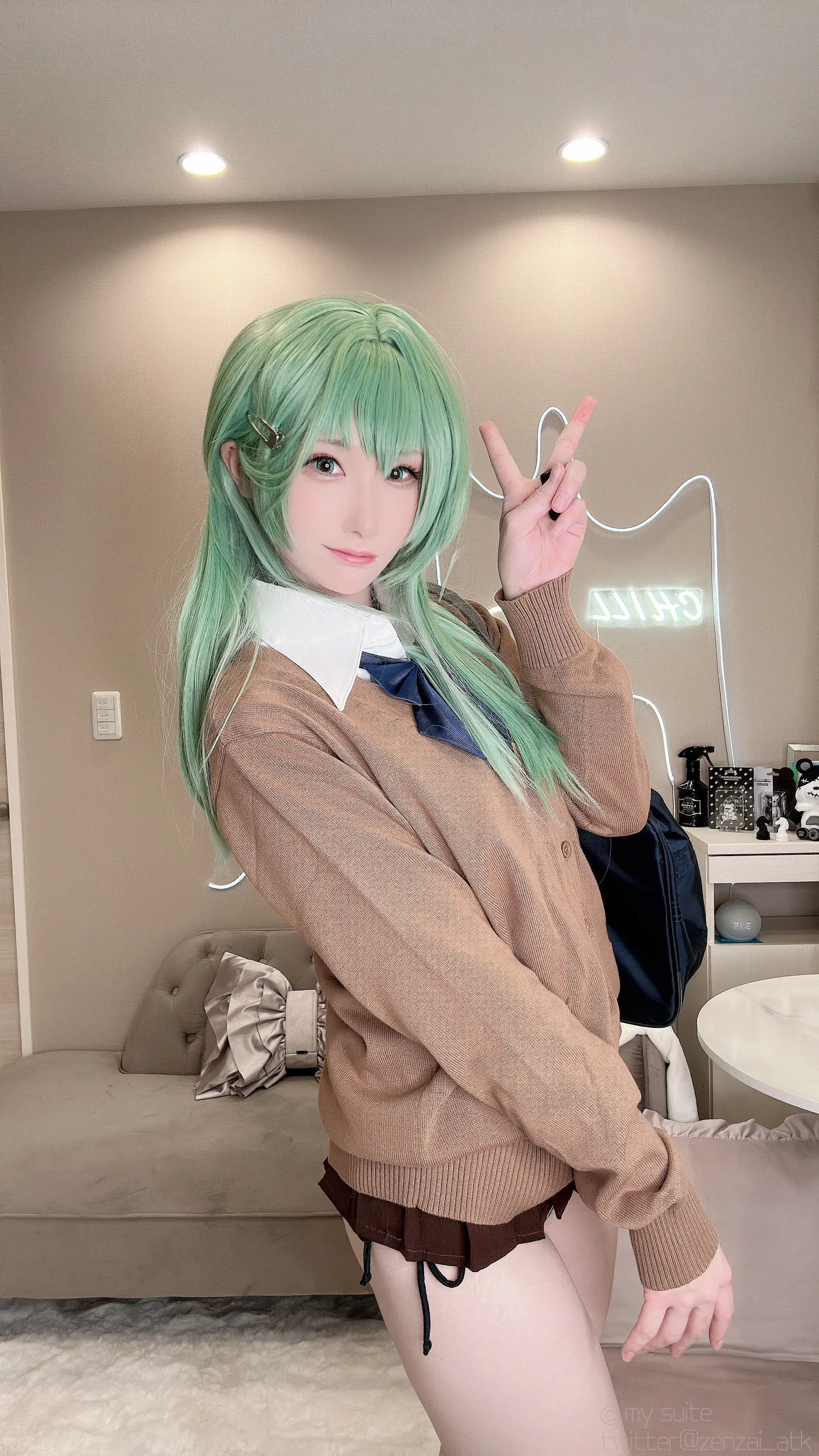[Cosplay][my suite] Atsuki あつき - Gal Suzuya Selfie ギャル鈴谷自撮り