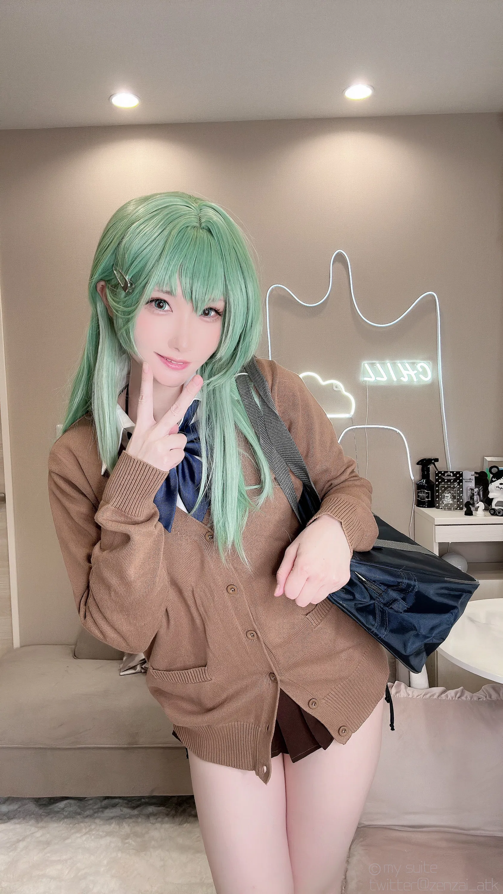 [Cosplay][my suite] Atsuki あつき - Gal Suzuya Selfie ギャル鈴谷自撮り