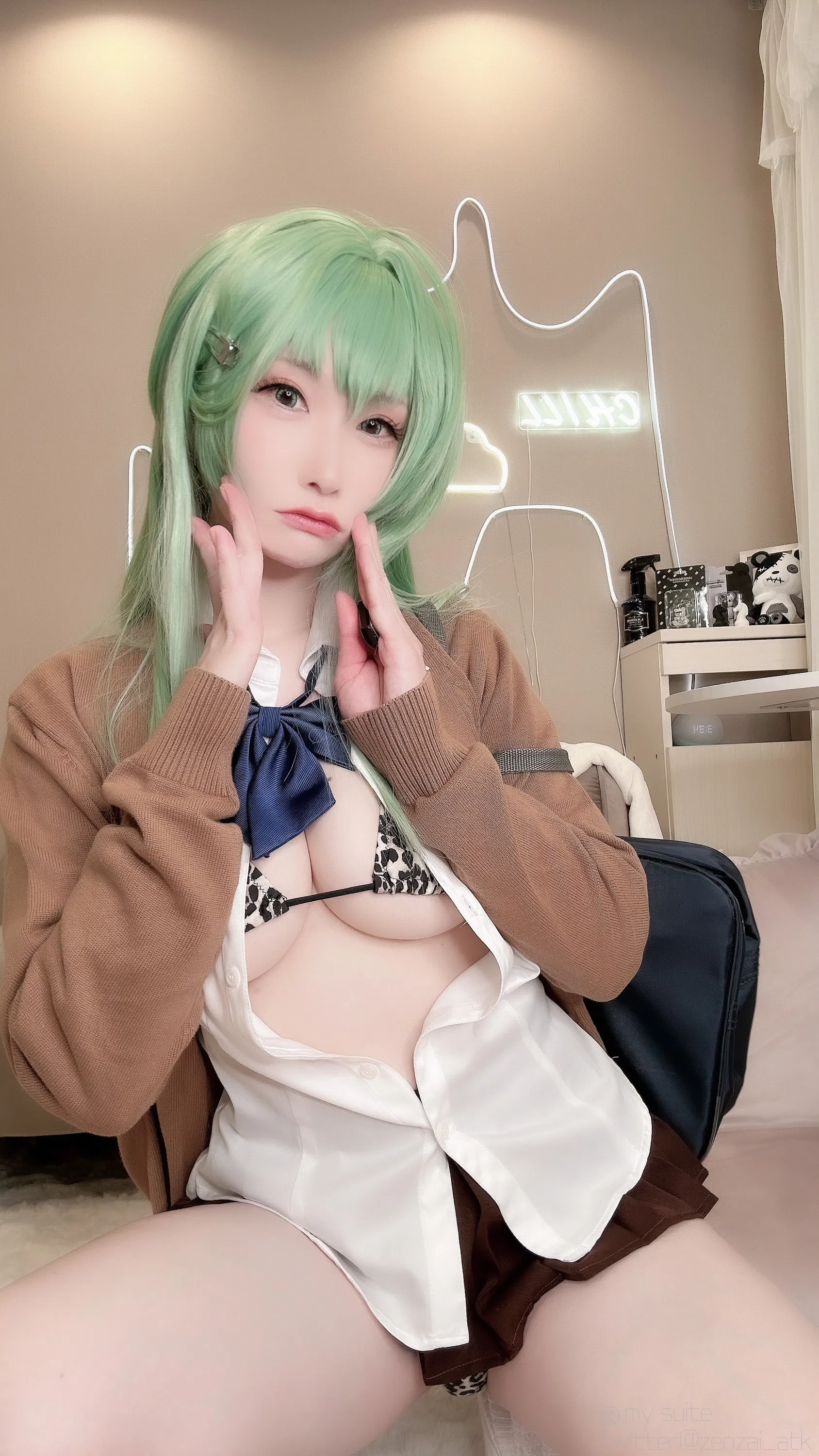 [Cosplay][my suite] Atsuki あつき - Gal Suzuya Selfie ギャル鈴谷自撮り