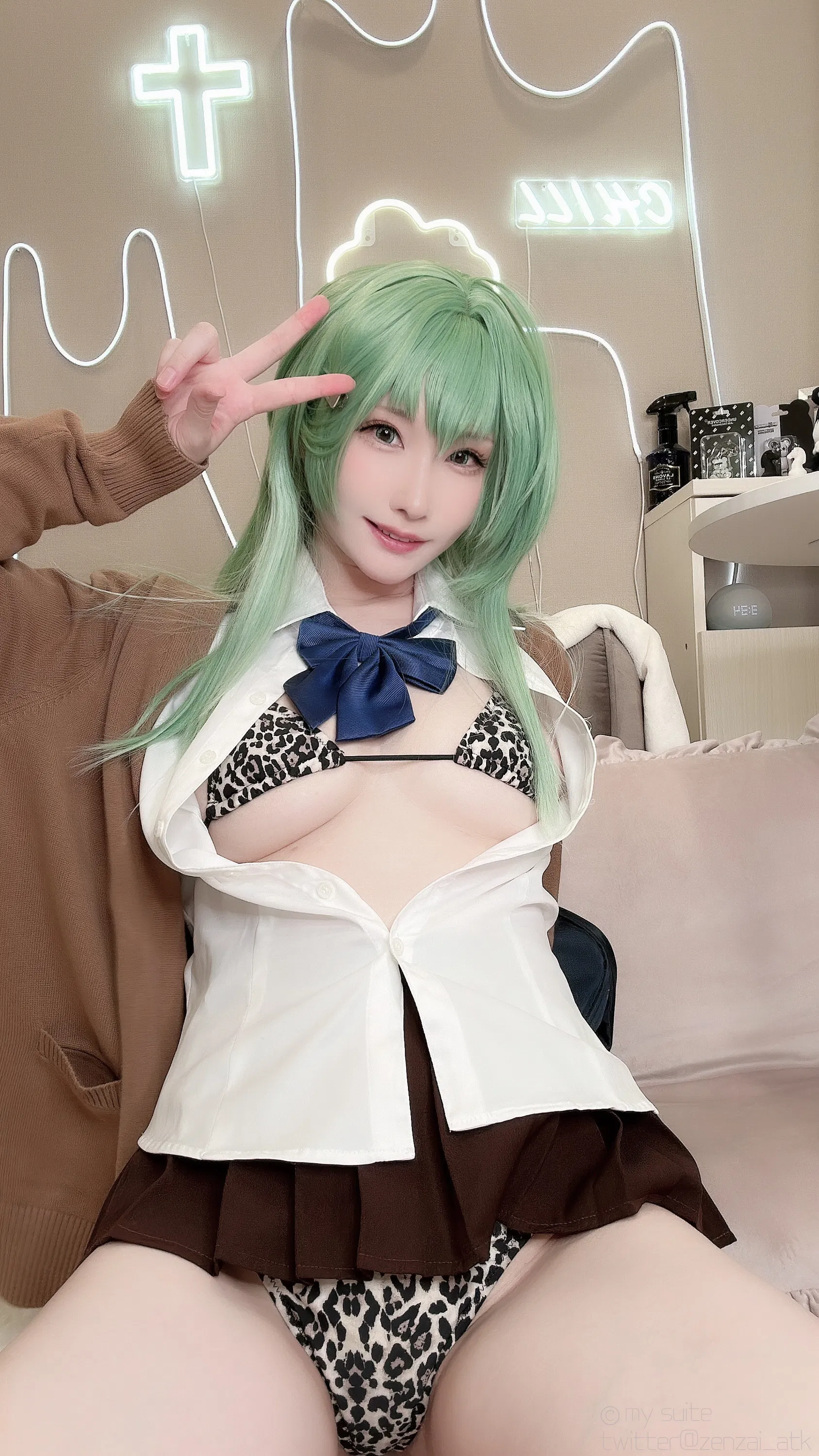 [Cosplay][my suite] Atsuki あつき - Gal Suzuya Selfie ギャル鈴谷自撮り