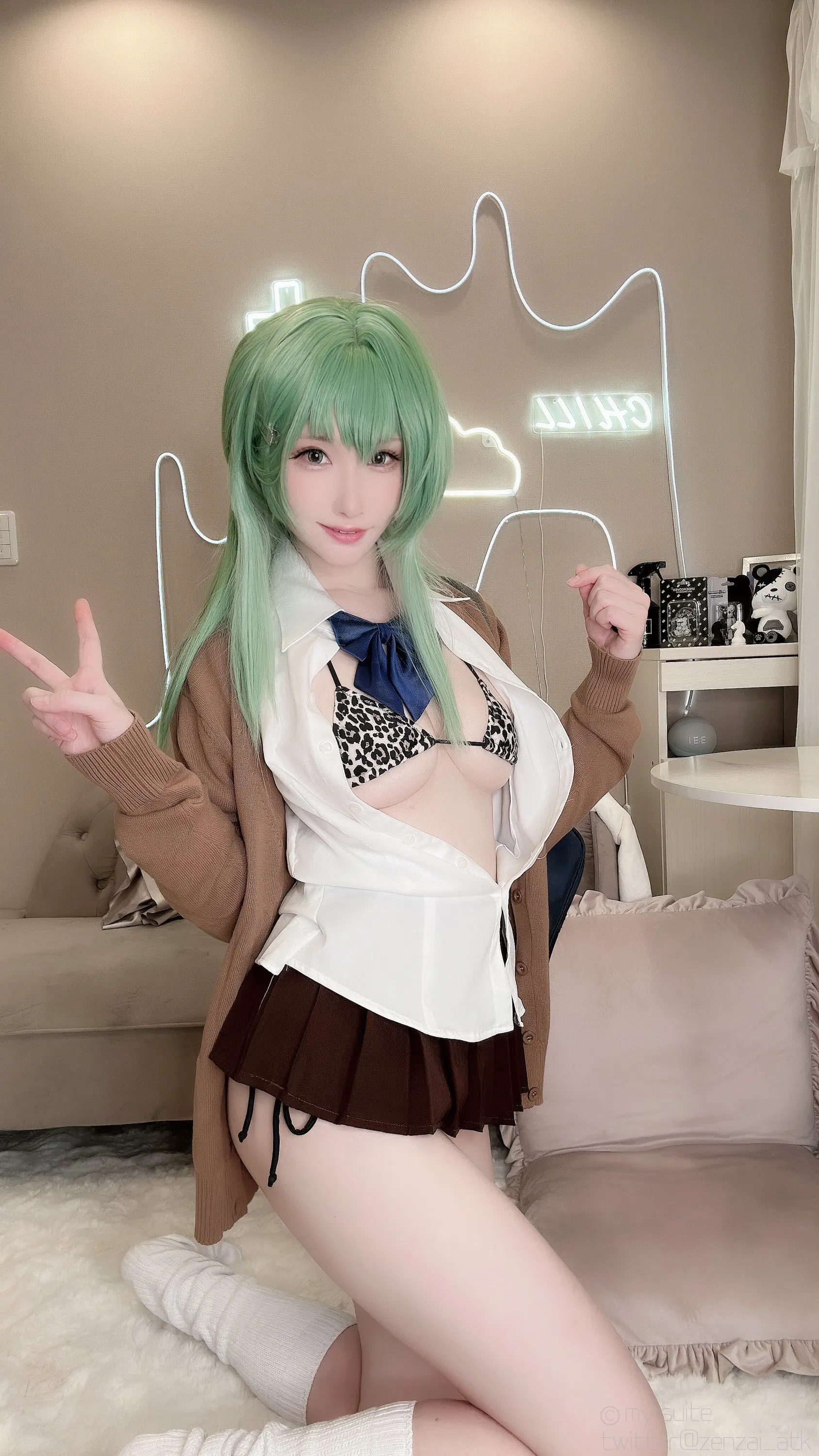 [Cosplay][my suite] Atsuki あつき - Gal Suzuya Selfie ギャル鈴谷自撮り