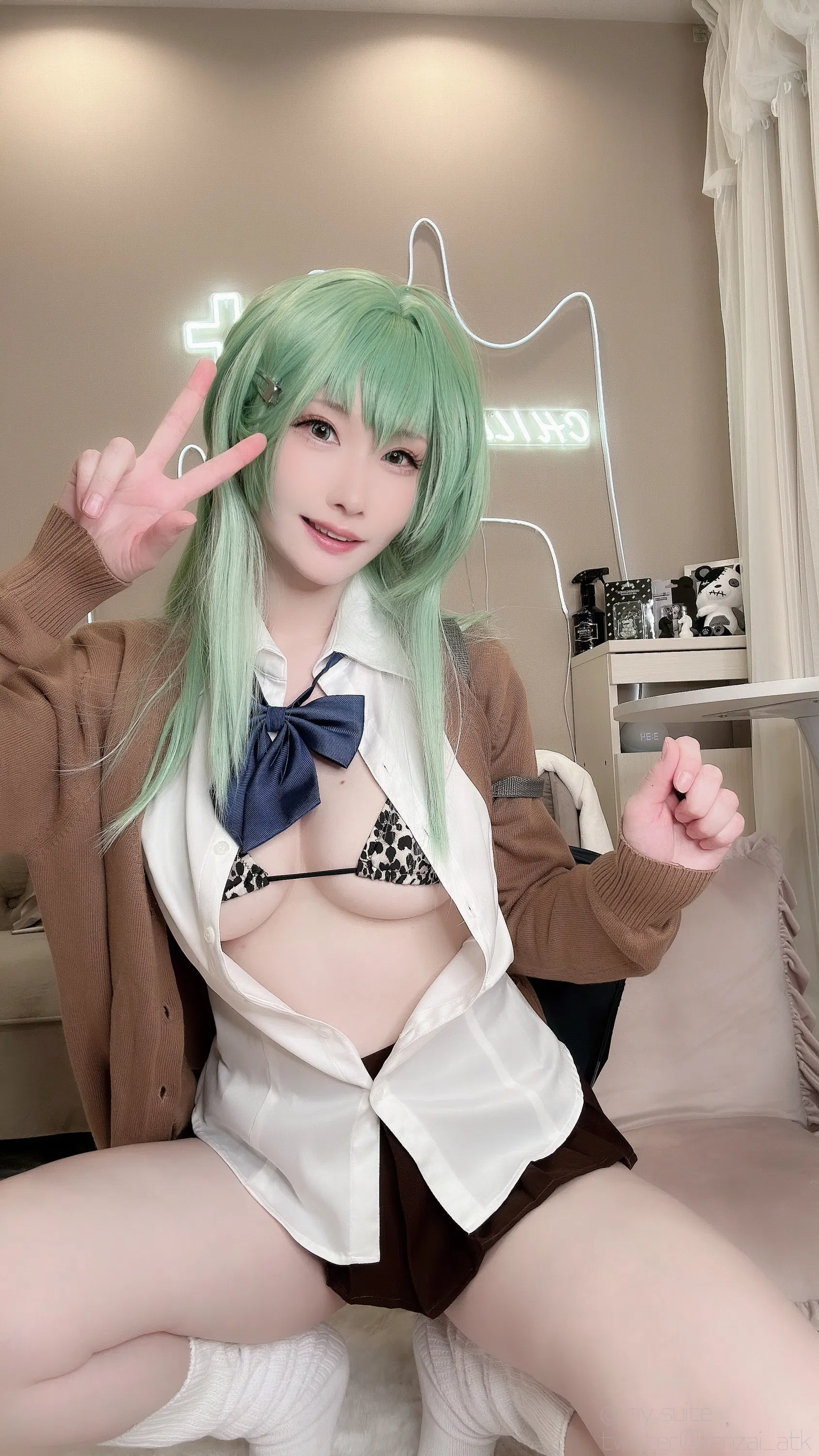 [Cosplay][my suite] Atsuki あつき - Gal Suzuya Selfie ギャル鈴谷自撮り