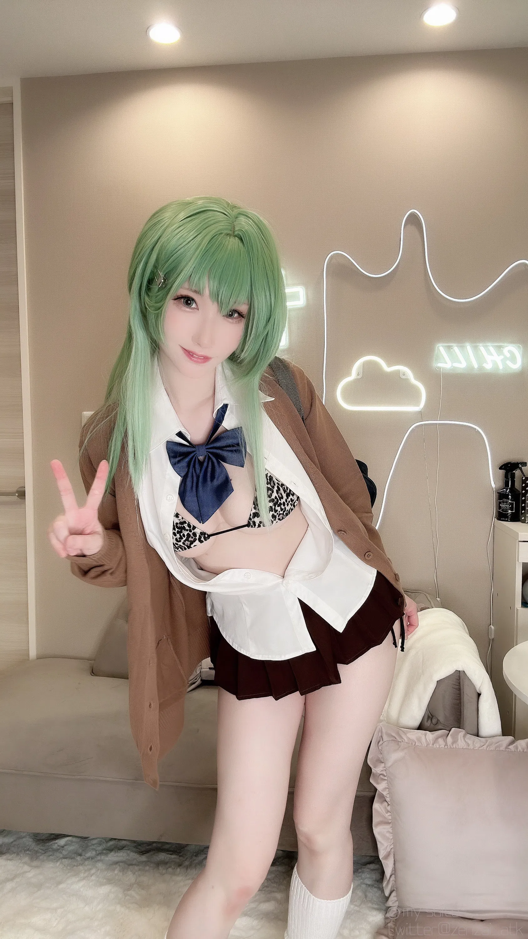 [Cosplay][my suite] Atsuki あつき - Gal Suzuya Selfie ギャル鈴谷自撮り