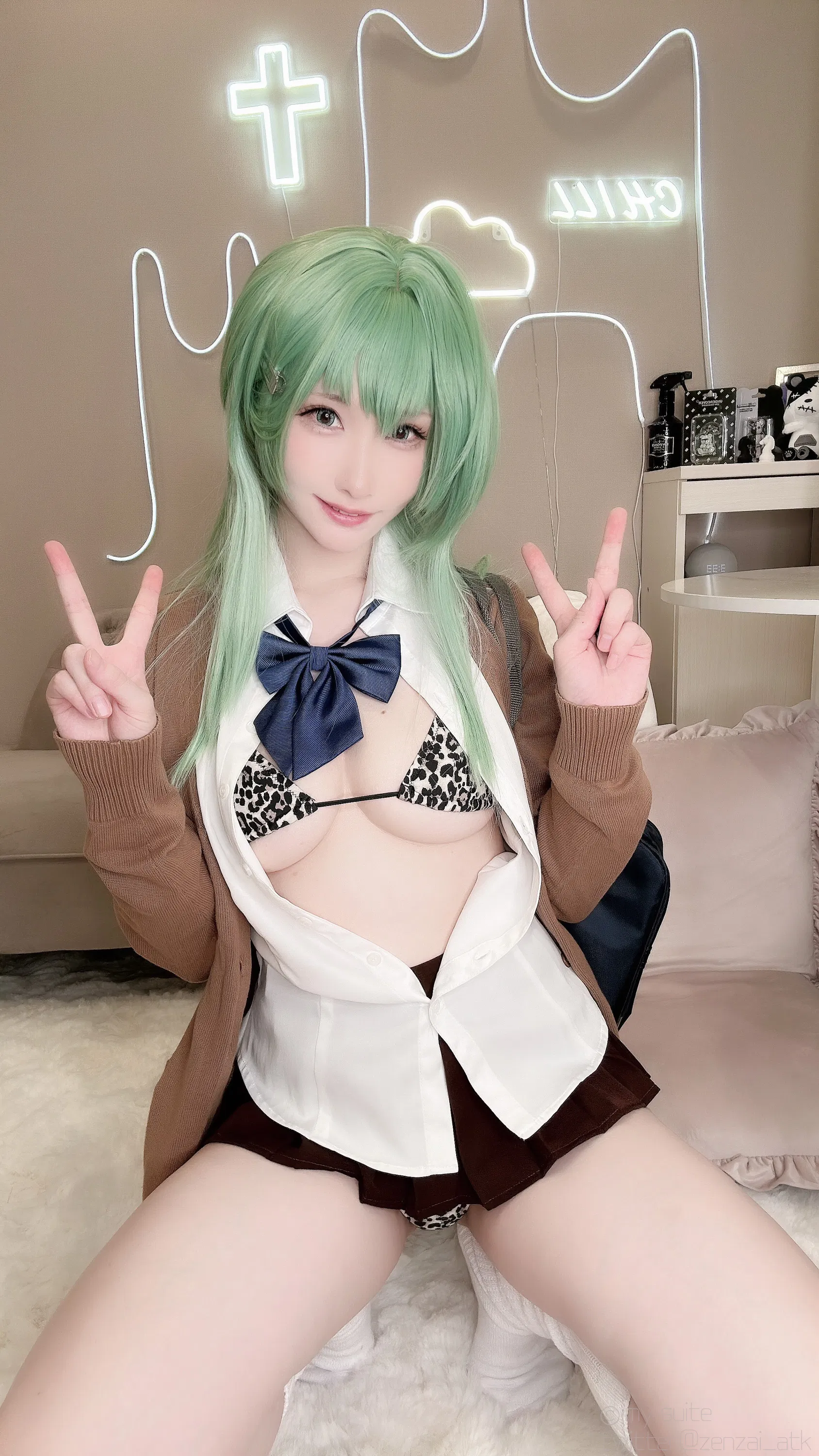 [Cosplay][my suite] Atsuki あつき - Gal Suzuya Selfie ギャル鈴谷自撮り