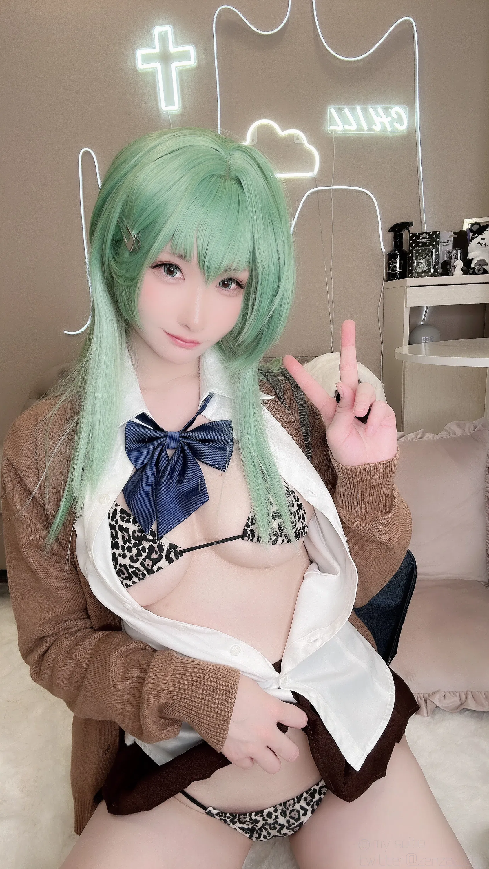 [Cosplay][my suite] Atsuki あつき - Gal Suzuya Selfie ギャル鈴谷自撮り