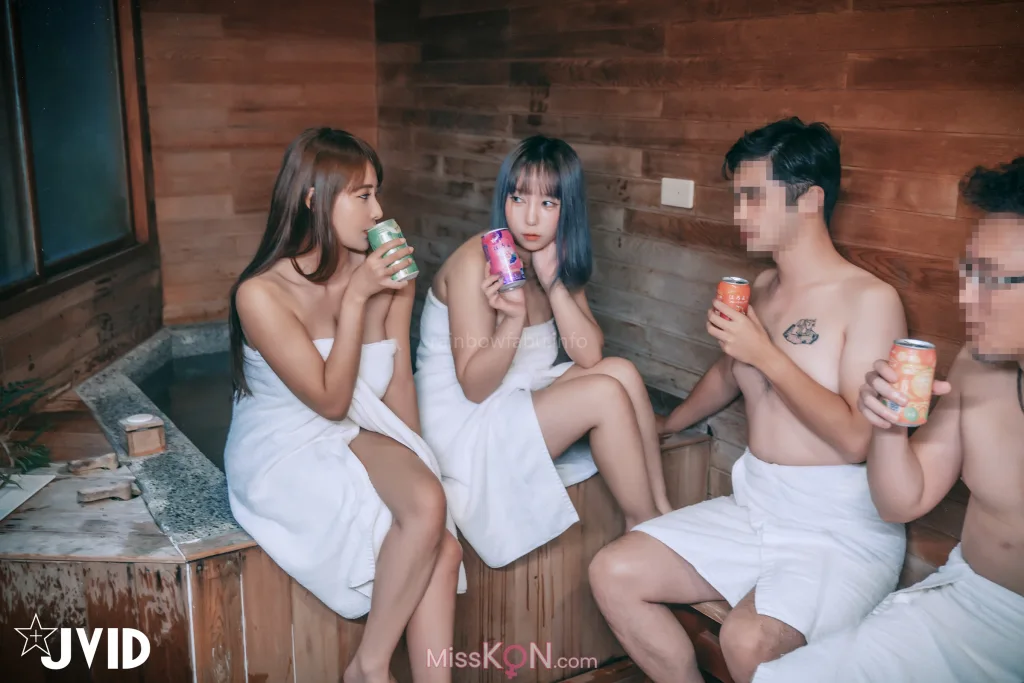 [JVID] 于心 & Lele 樂樂_ 上空無碼🔥學長幫學妹慶祝畢業邀請兩人泡溫泉♨️泥醉混亂4P