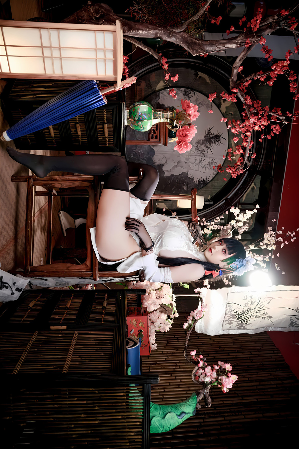 Cosplay 阿雪雪 – 碧蓝航线 逸仙 旗袍 Set.01