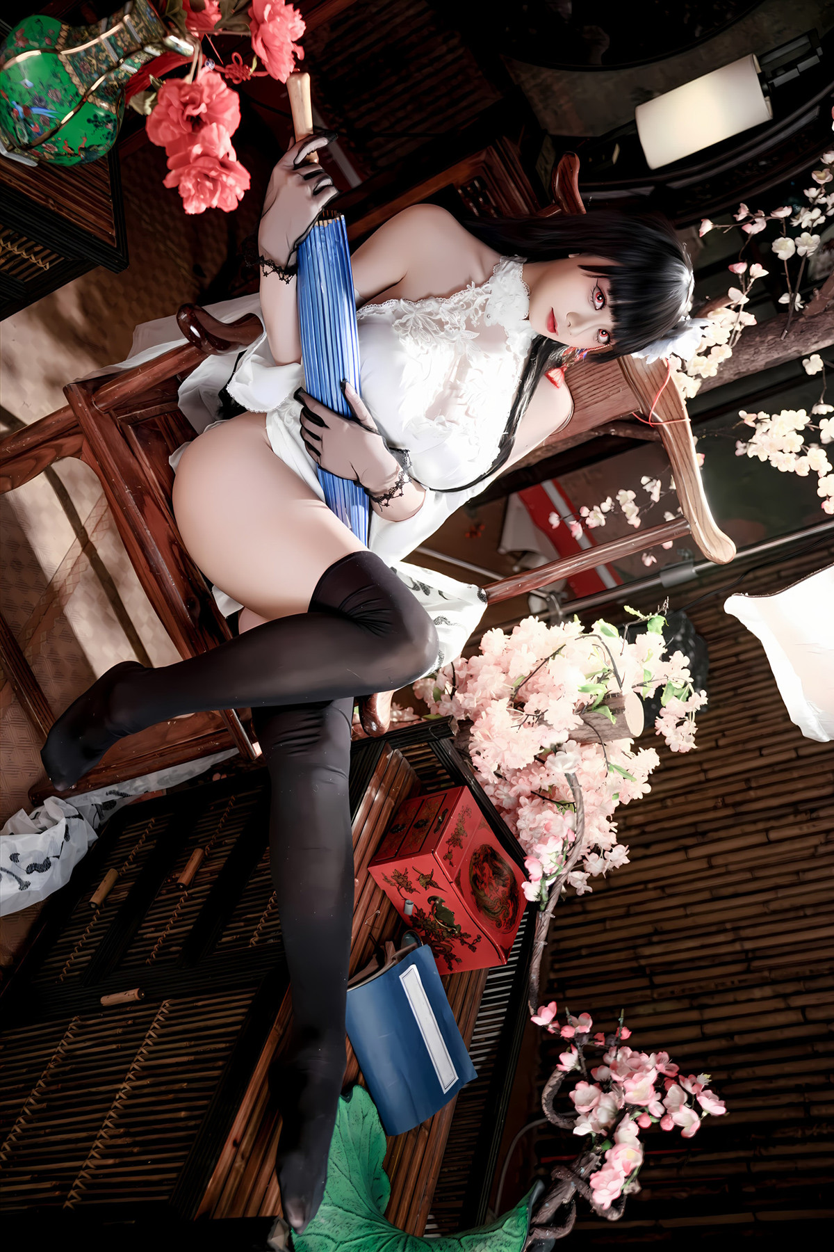 Cosplay 阿雪雪 – 碧蓝航线 逸仙 旗袍 Set.01