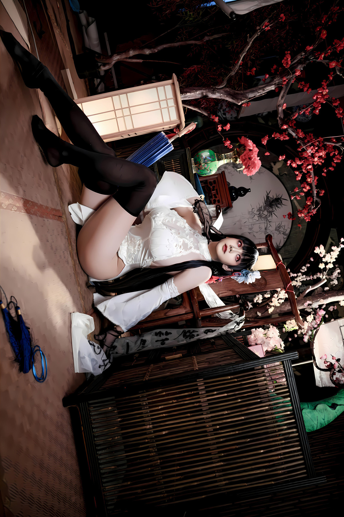 Cosplay 阿雪雪 – 碧蓝航线 逸仙 旗袍 Set.01