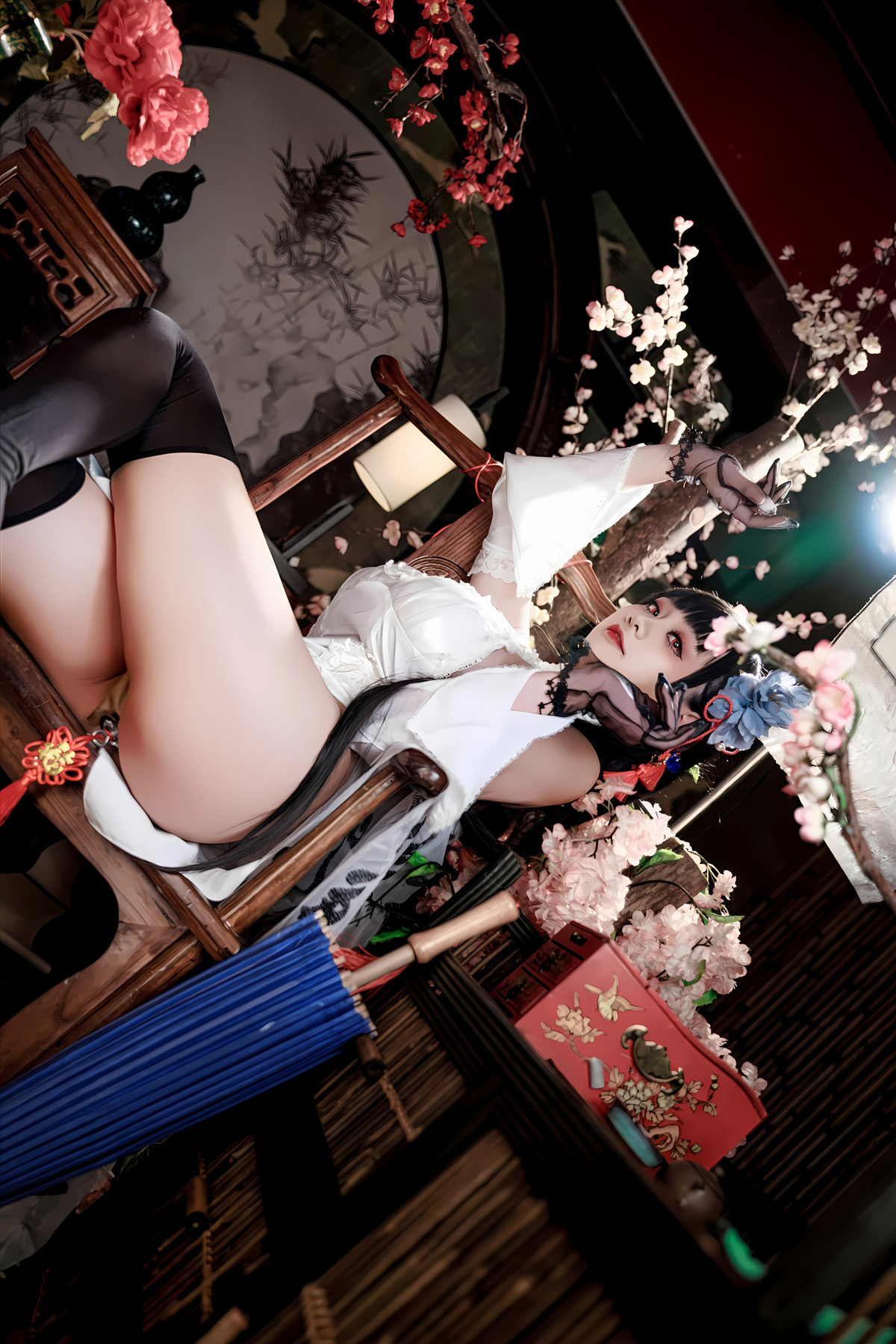 Cosplay 阿雪雪 – 碧蓝航线 逸仙 旗袍 Set.01