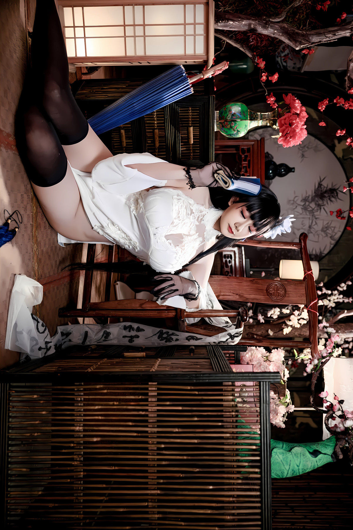 Cosplay 阿雪雪 – 碧蓝航线 逸仙 旗袍 Set.01