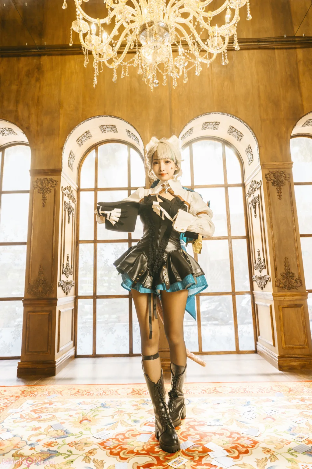 Coser@慕慕Momo_ 原神 Genshin 琳妮特的色情魔術 室内