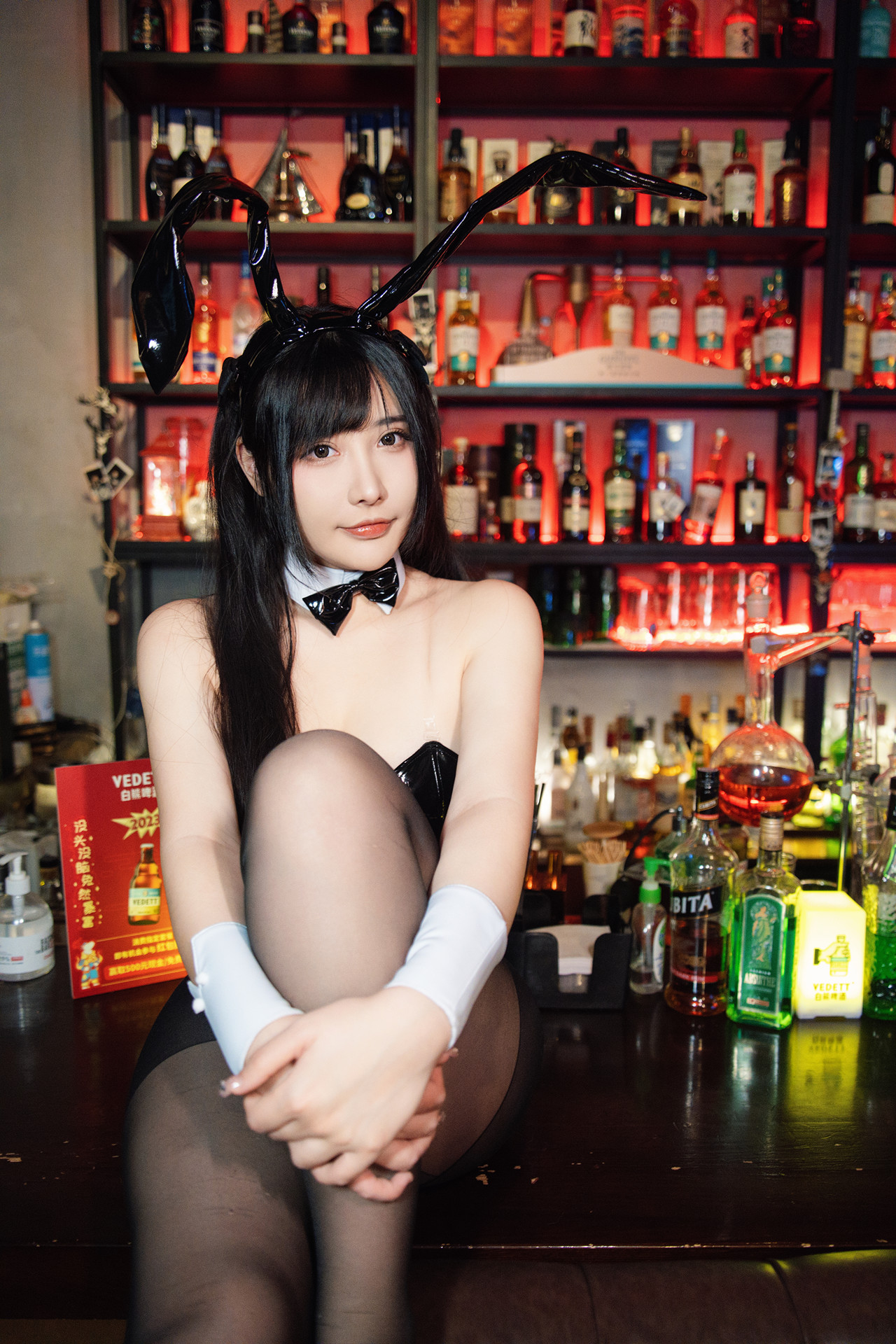 Cosplay 糖果果candy – 黑胶兔兔2 Set.01
