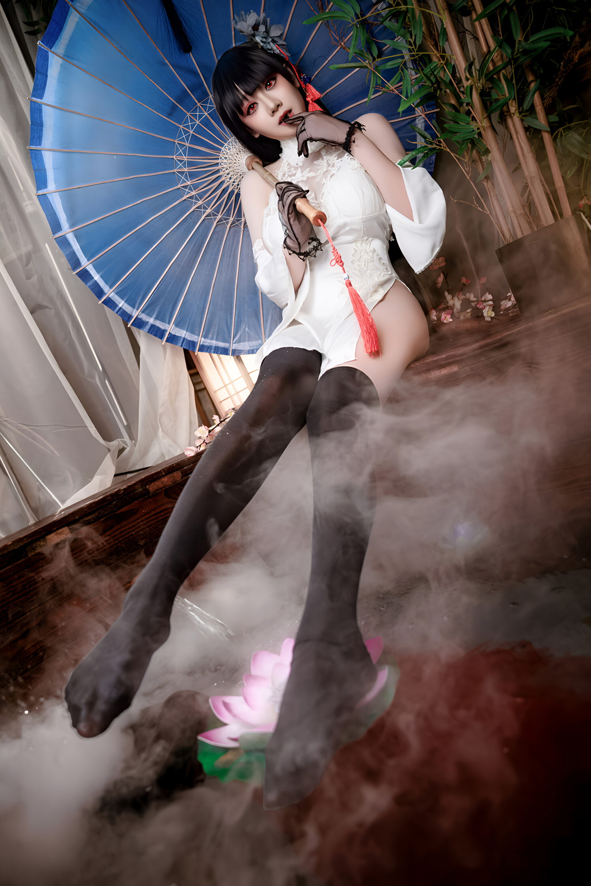 Cosplay 阿雪雪 – 碧蓝航线 逸仙 旗袍 Set.02