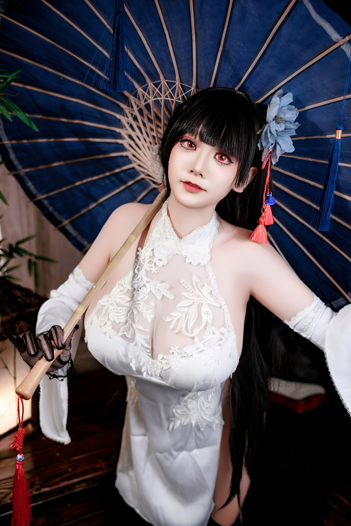 Cosplay 阿雪雪 – 碧蓝航线 逸仙 旗袍 Set.02