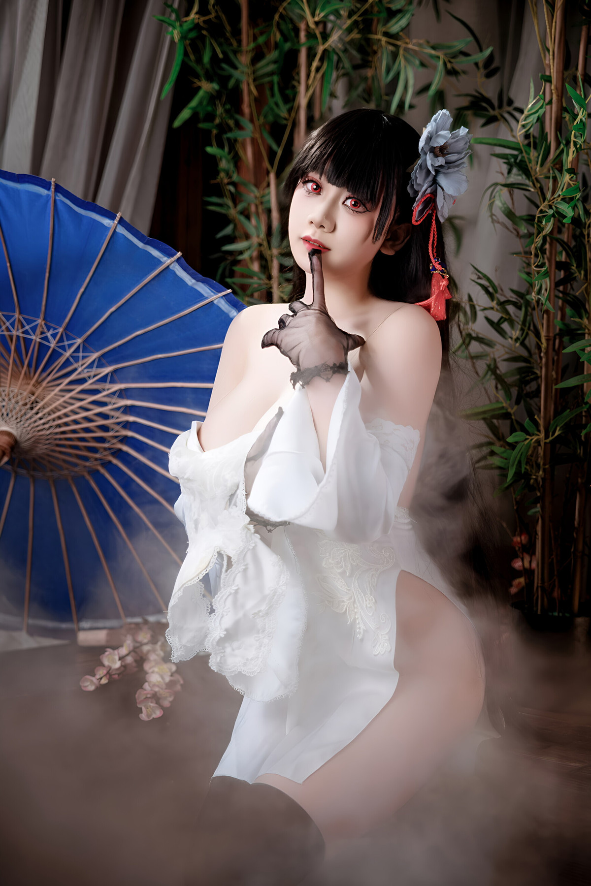 Cosplay 阿雪雪 – 碧蓝航线 逸仙 旗袍 Set.02