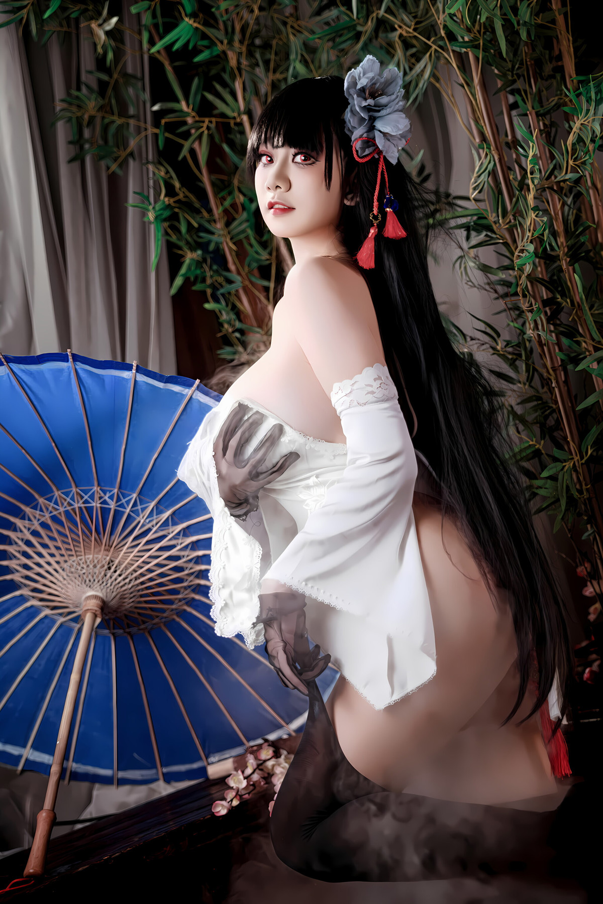 Cosplay 阿雪雪 – 碧蓝航线 逸仙 旗袍 Set.02