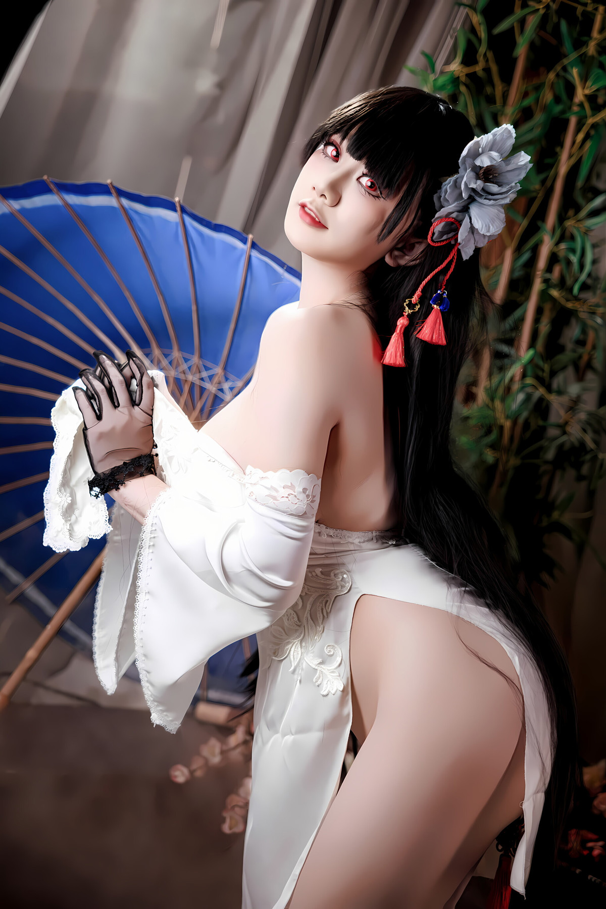 Cosplay 阿雪雪 – 碧蓝航线 逸仙 旗袍 Set.02