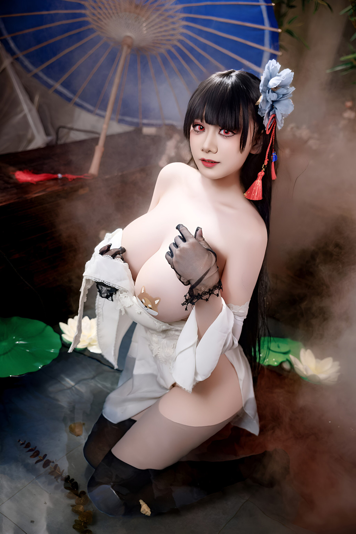 Cosplay 阿雪雪 – 碧蓝航线 逸仙 旗袍 Set.02