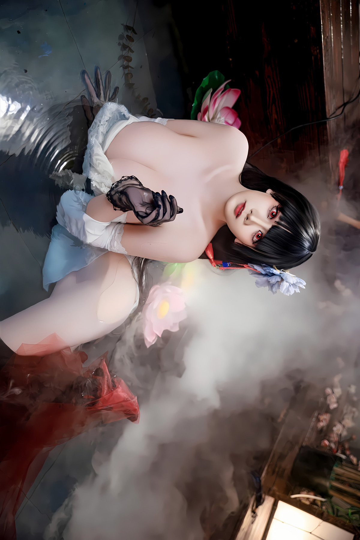 Cosplay 阿雪雪 – 碧蓝航线 逸仙 旗袍 Set.02