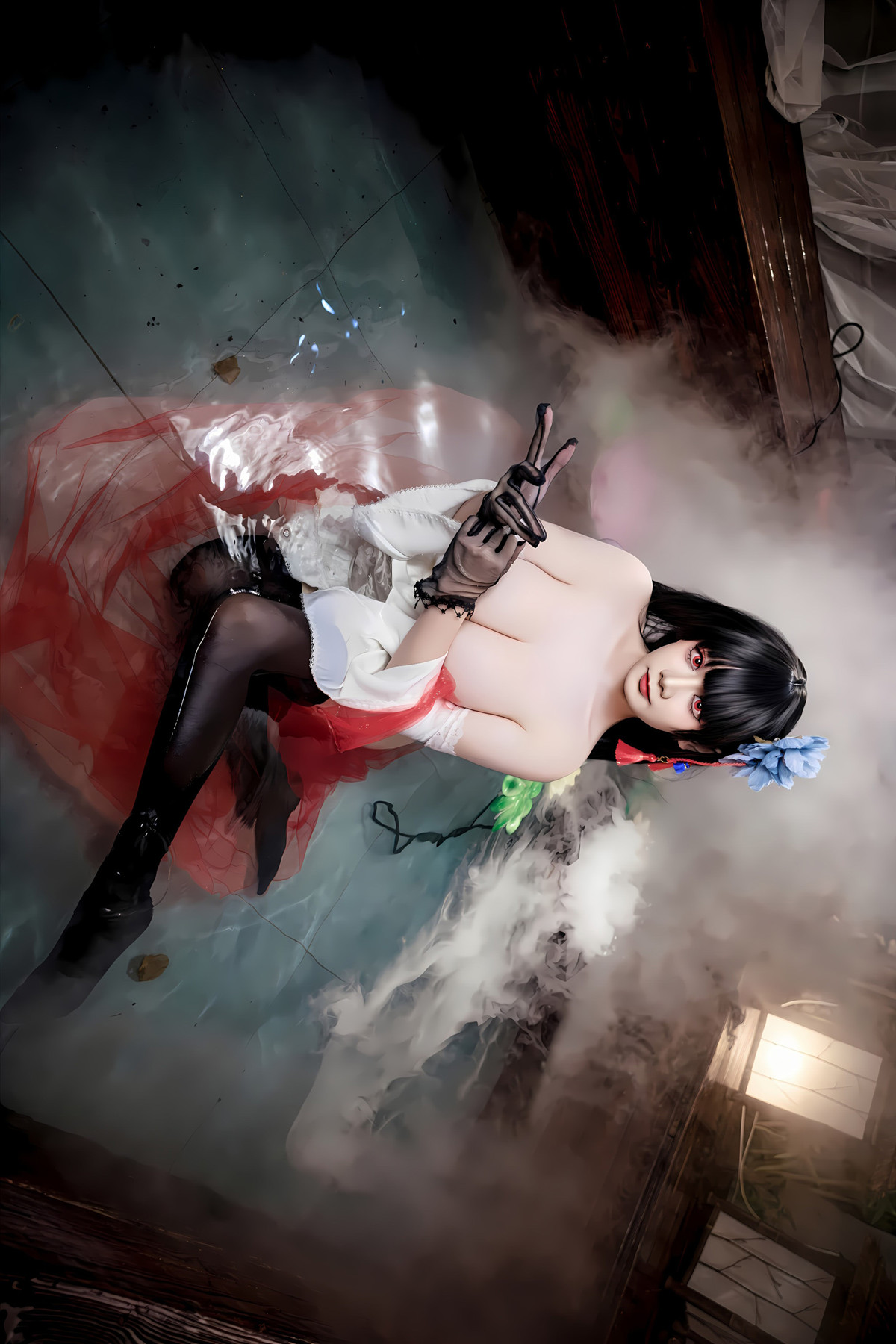 Cosplay 阿雪雪 – 碧蓝航线 逸仙 旗袍 Set.02
