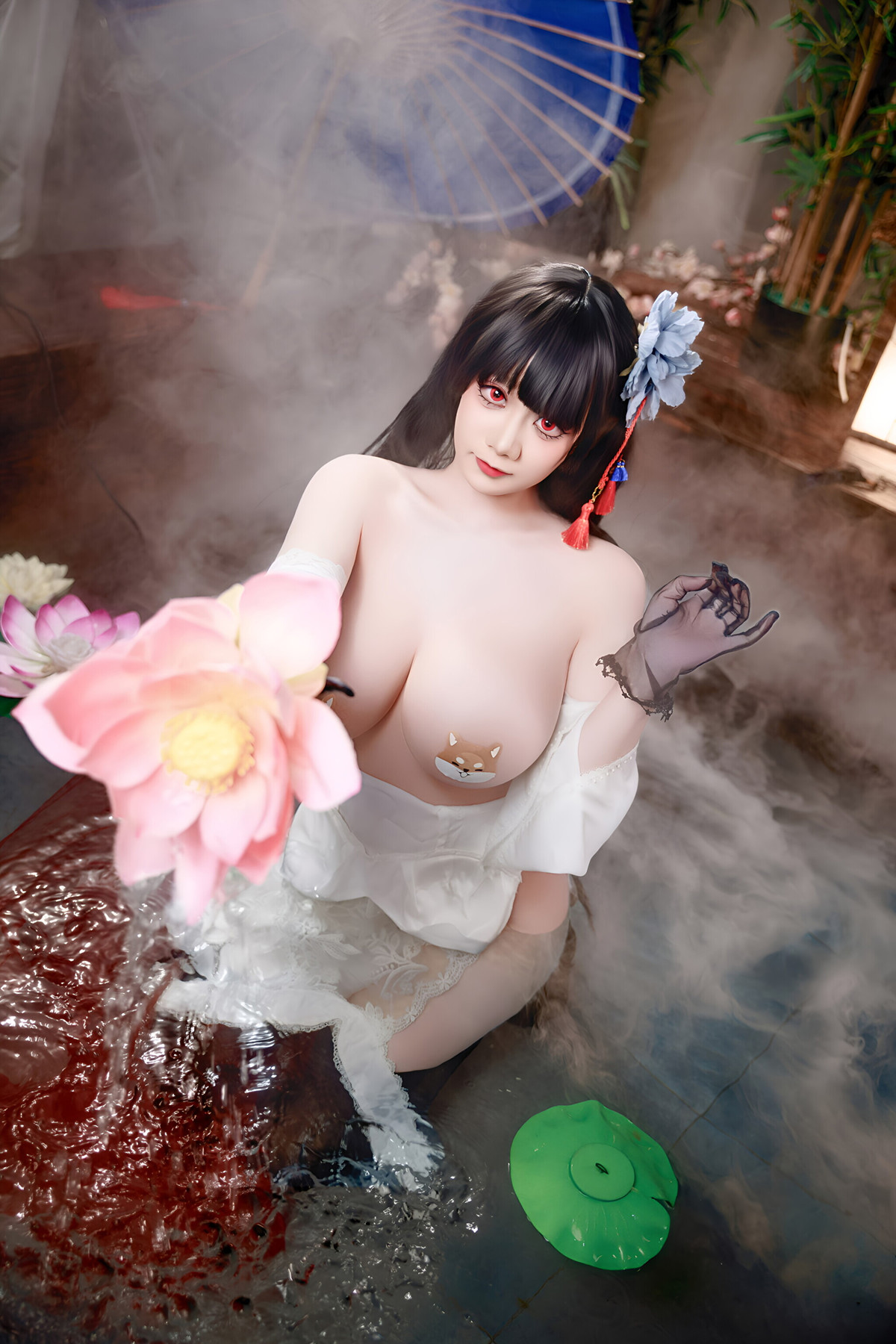 Cosplay 阿雪雪 – 碧蓝航线 逸仙 旗袍 Set.02