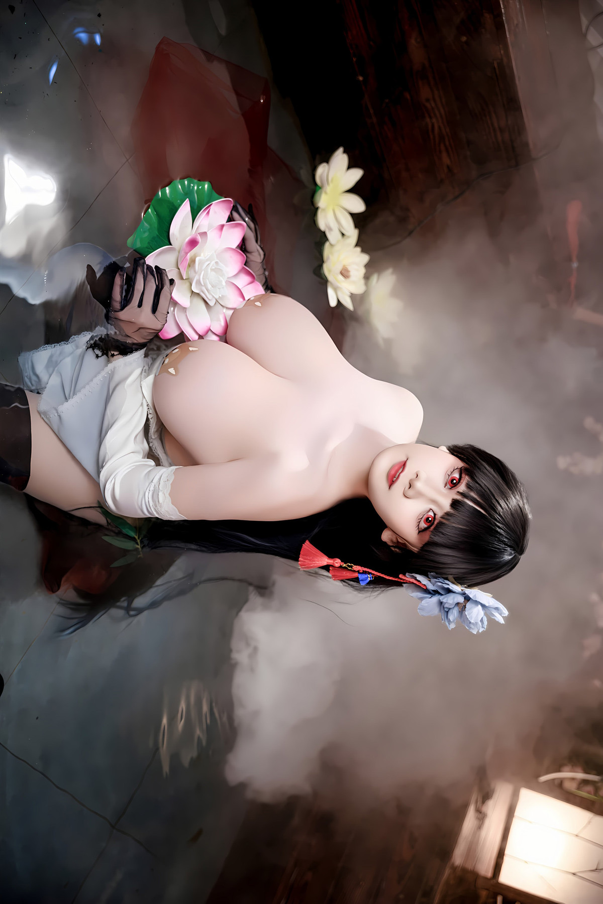 Cosplay 阿雪雪 – 碧蓝航线 逸仙 旗袍 Set.02