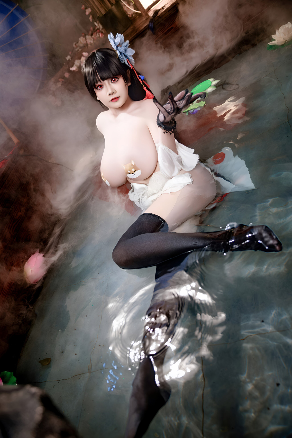 Cosplay 阿雪雪 – 碧蓝航线 逸仙 旗袍 Set.02