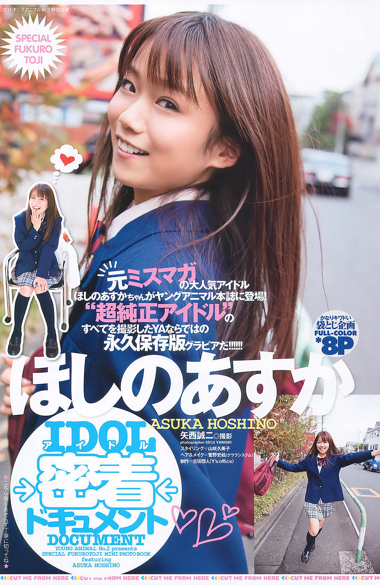 Asuka Hoshino ほしのあすか, Young Animal 2011 No.02 (ヤングアニマル 2011年2号)