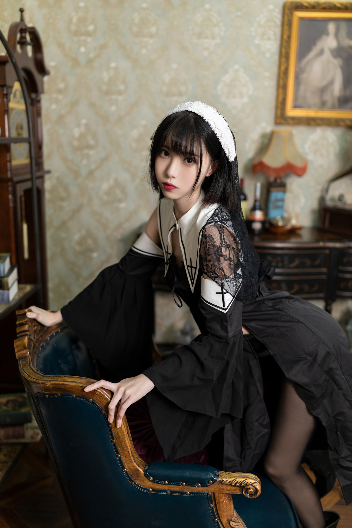Cosplay 许岚LAN – 暗黑修女 10 Cosplay 许岚LAN – 暗黑修女