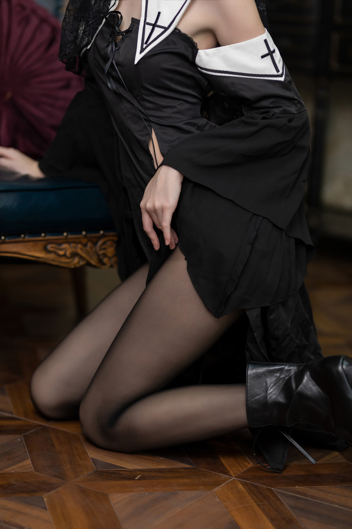 Cosplay 许岚LAN – 暗黑修女 19 Cosplay 许岚LAN – 暗黑修女