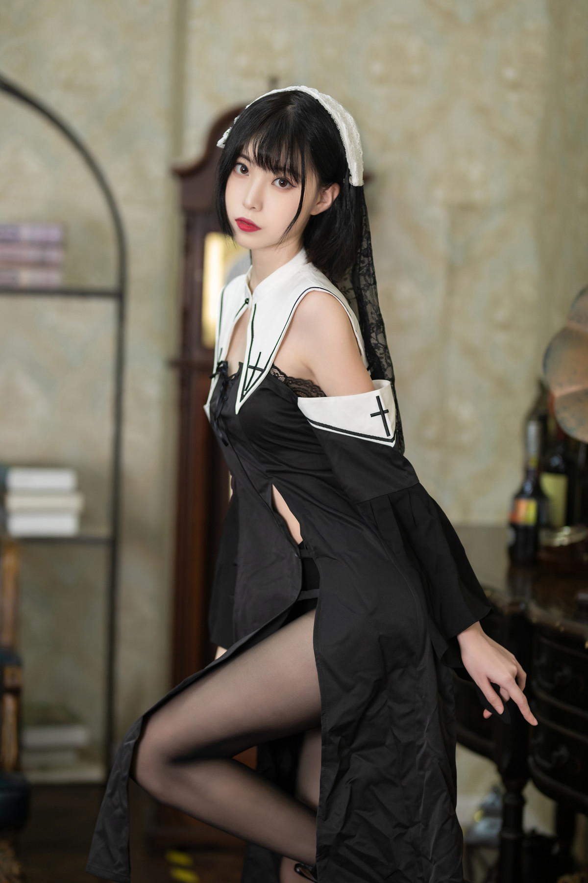 Cosplay 许岚LAN – 暗黑修女 24 Cosplay 许岚LAN – 暗黑修女