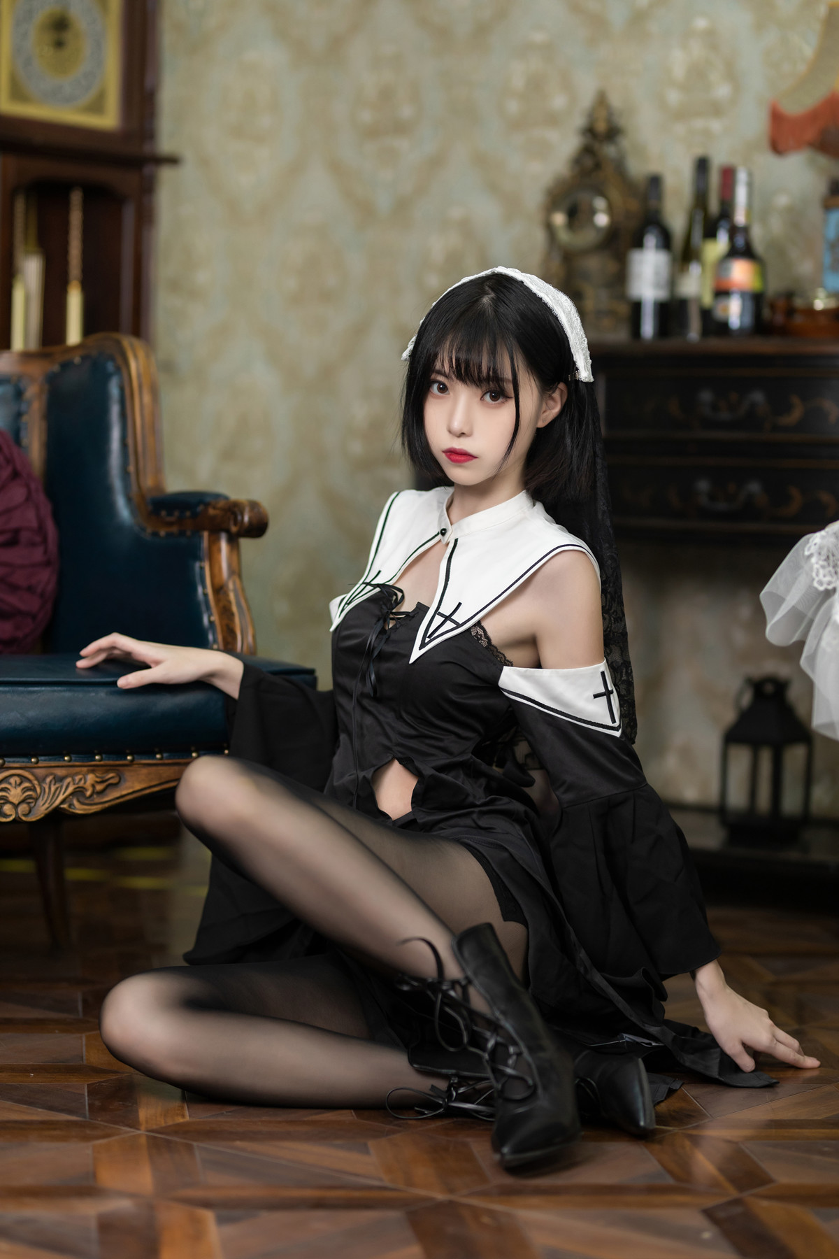 Cosplay 许岚LAN – 暗黑修女 29 Cosplay 许岚LAN – 暗黑修女