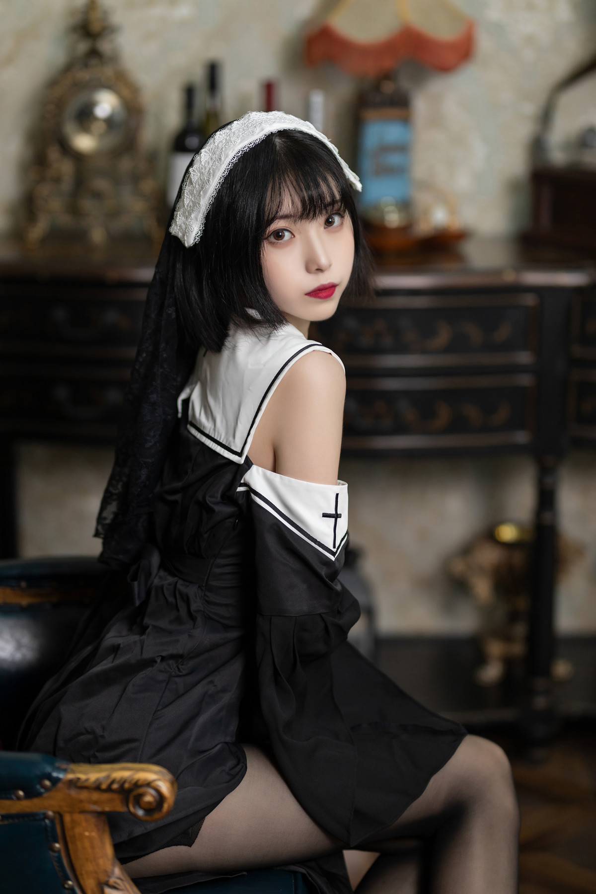 Cosplay 许岚LAN – 暗黑修女 33 Cosplay 许岚LAN – 暗黑修女