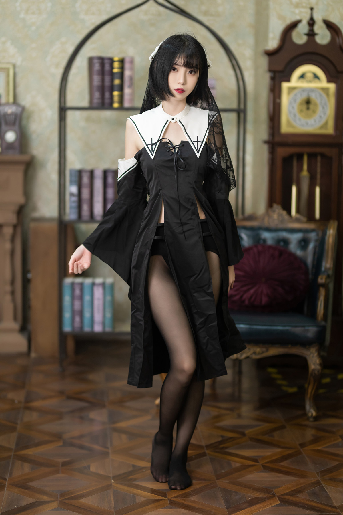 Cosplay 许岚LAN – 暗黑修女 3 Cosplay 许岚LAN – 暗黑修女