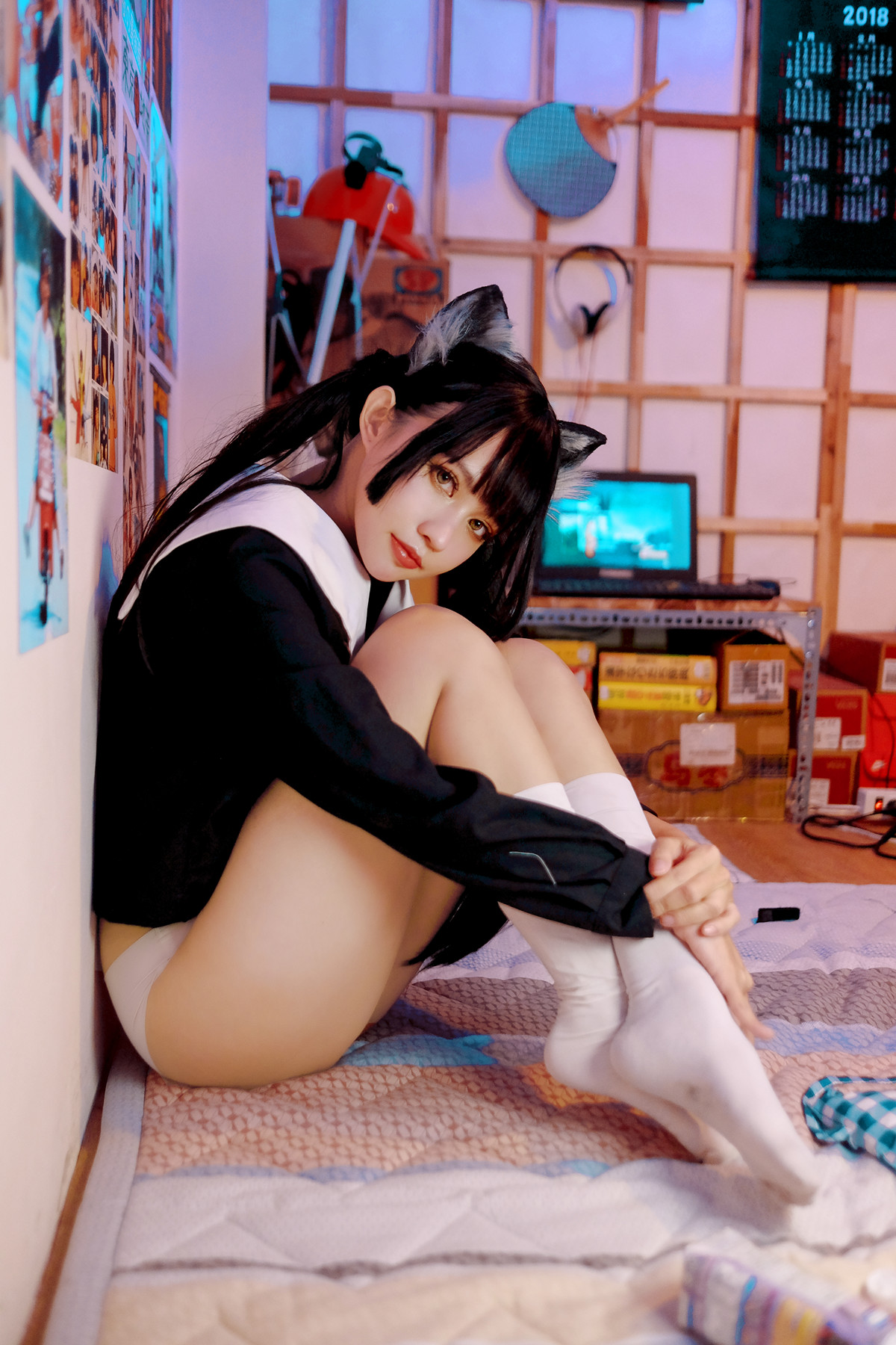 Cosplay PingPing平平 – Kuroneko 19 Cosplay PingPing平平 – Kuroneko