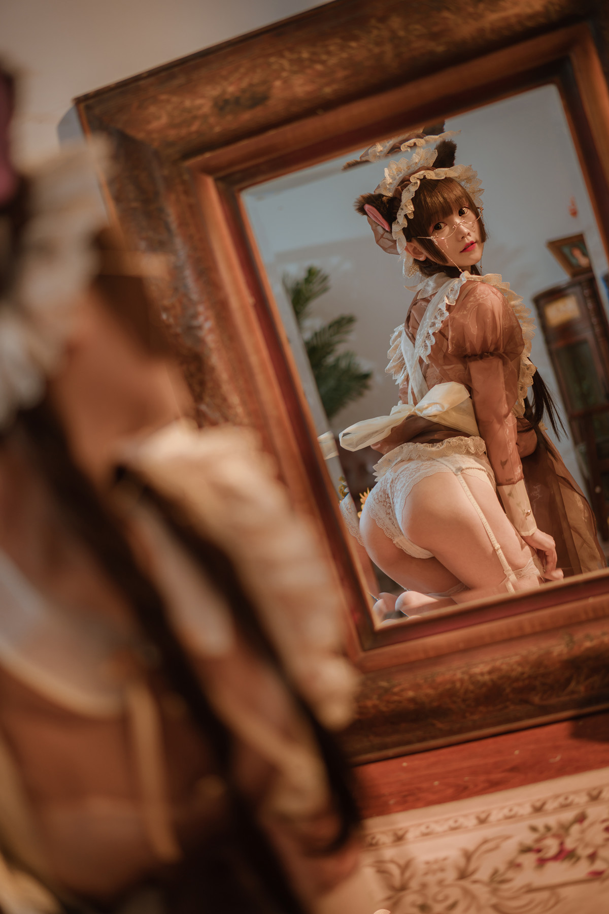 Cosplay 星野咪兔 – 透明女仆