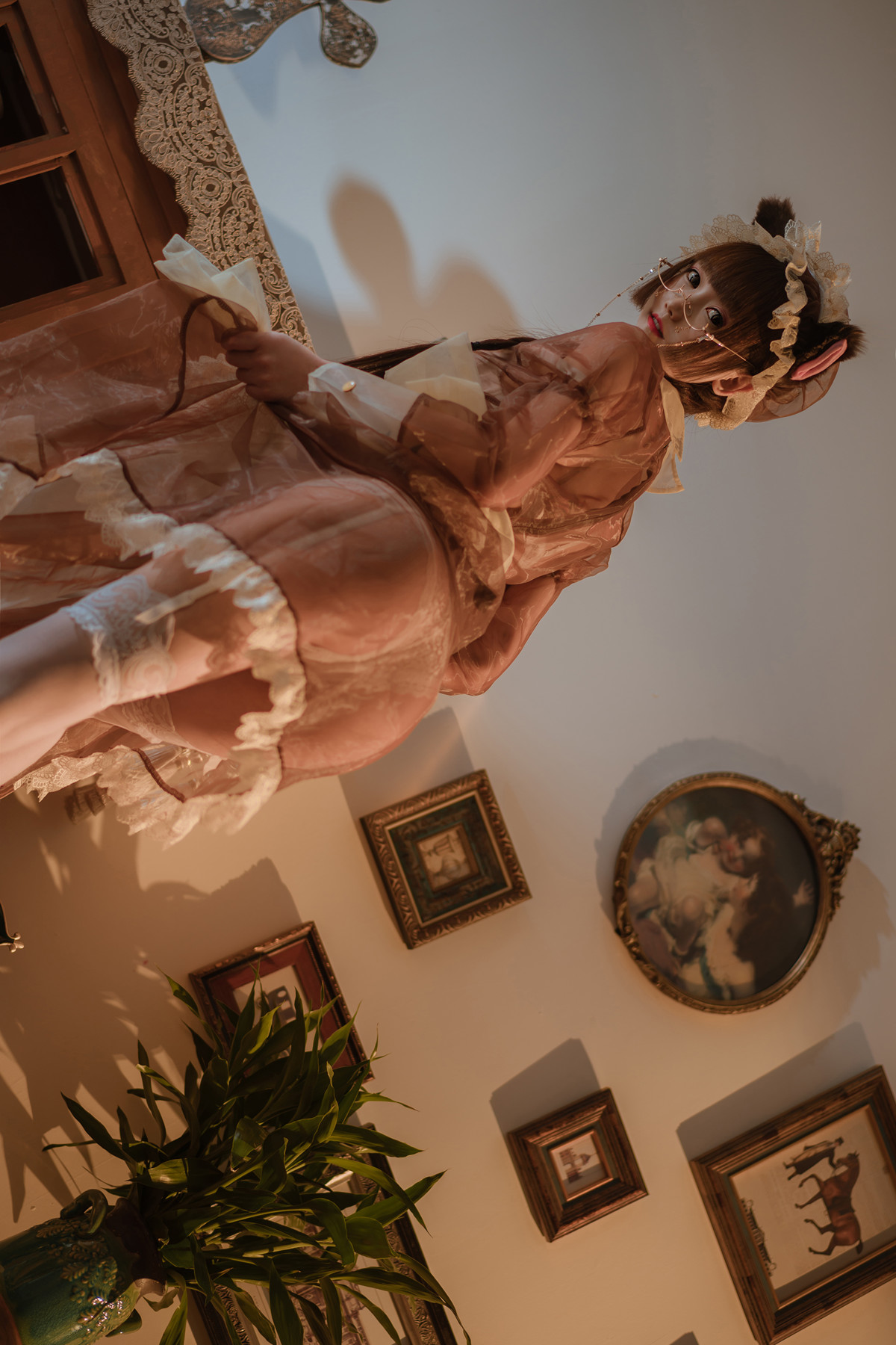 Cosplay 星野咪兔 – 透明女仆